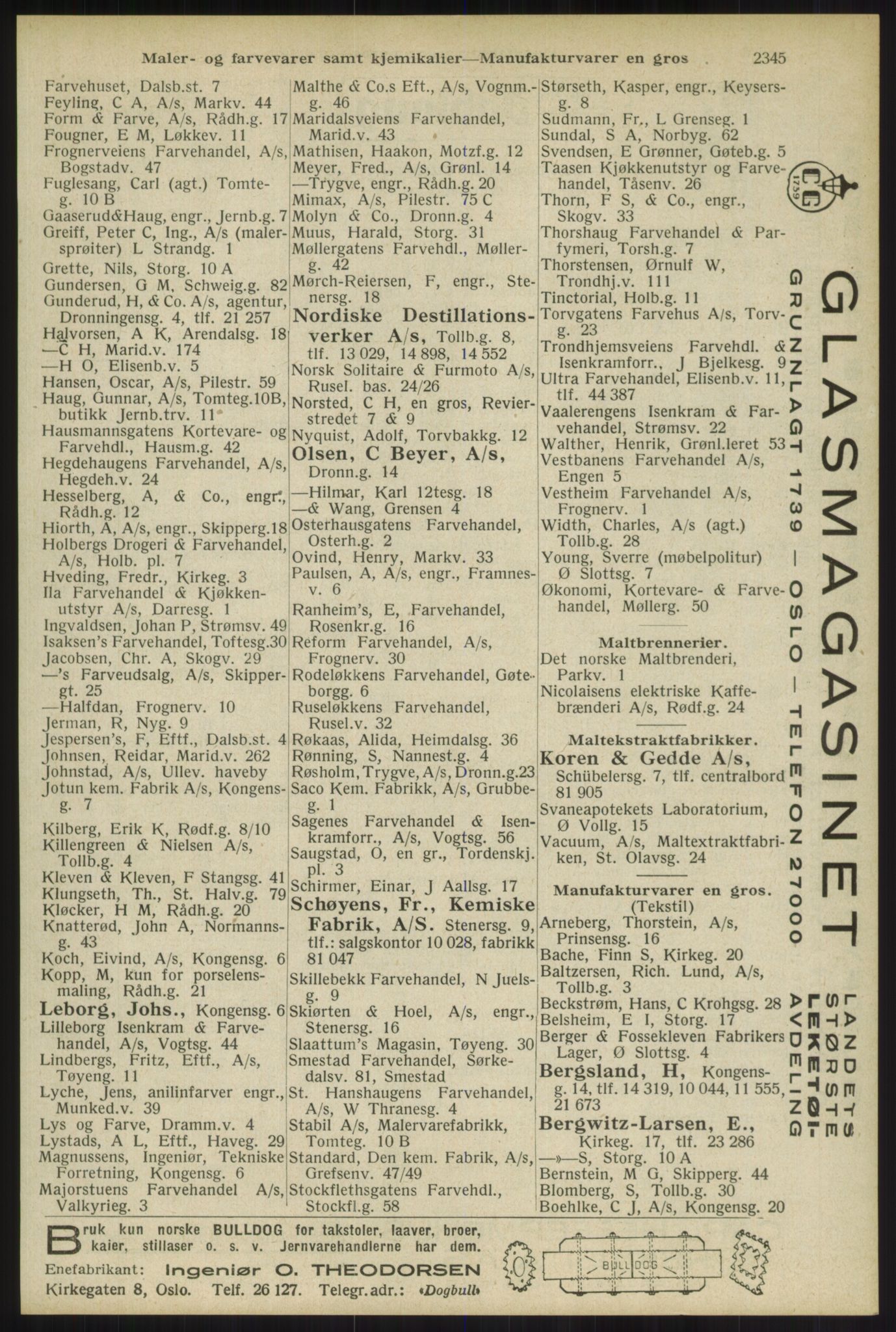 Kristiania/Oslo adressebok, PUBL/-, 1934, s. 2345