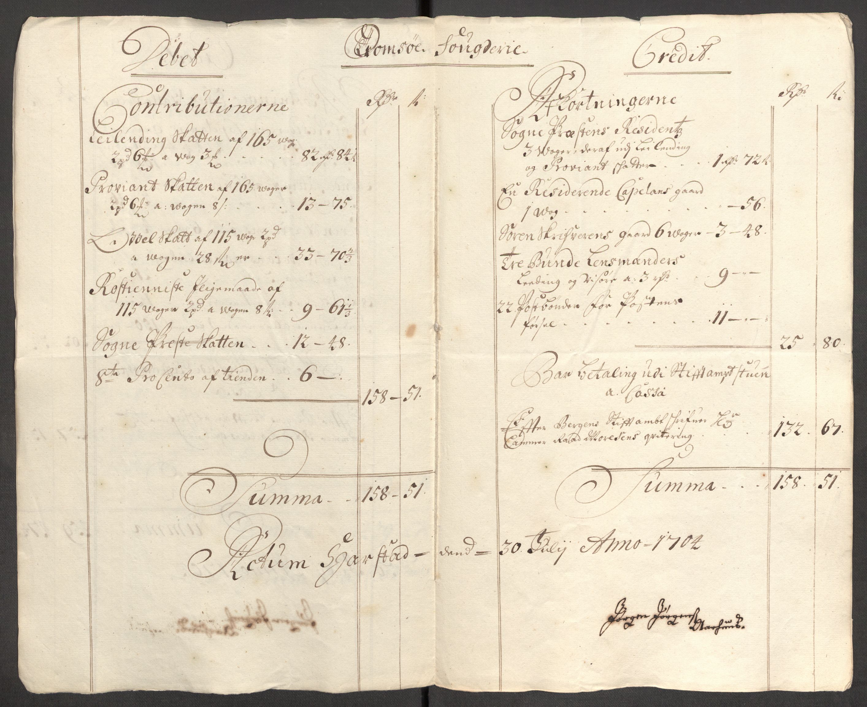 Rentekammeret inntil 1814, Reviderte regnskaper, Fogderegnskap, RA/EA-4092/R68/L4755: Fogderegnskap Senja og Troms, 1700-1704, s. 358