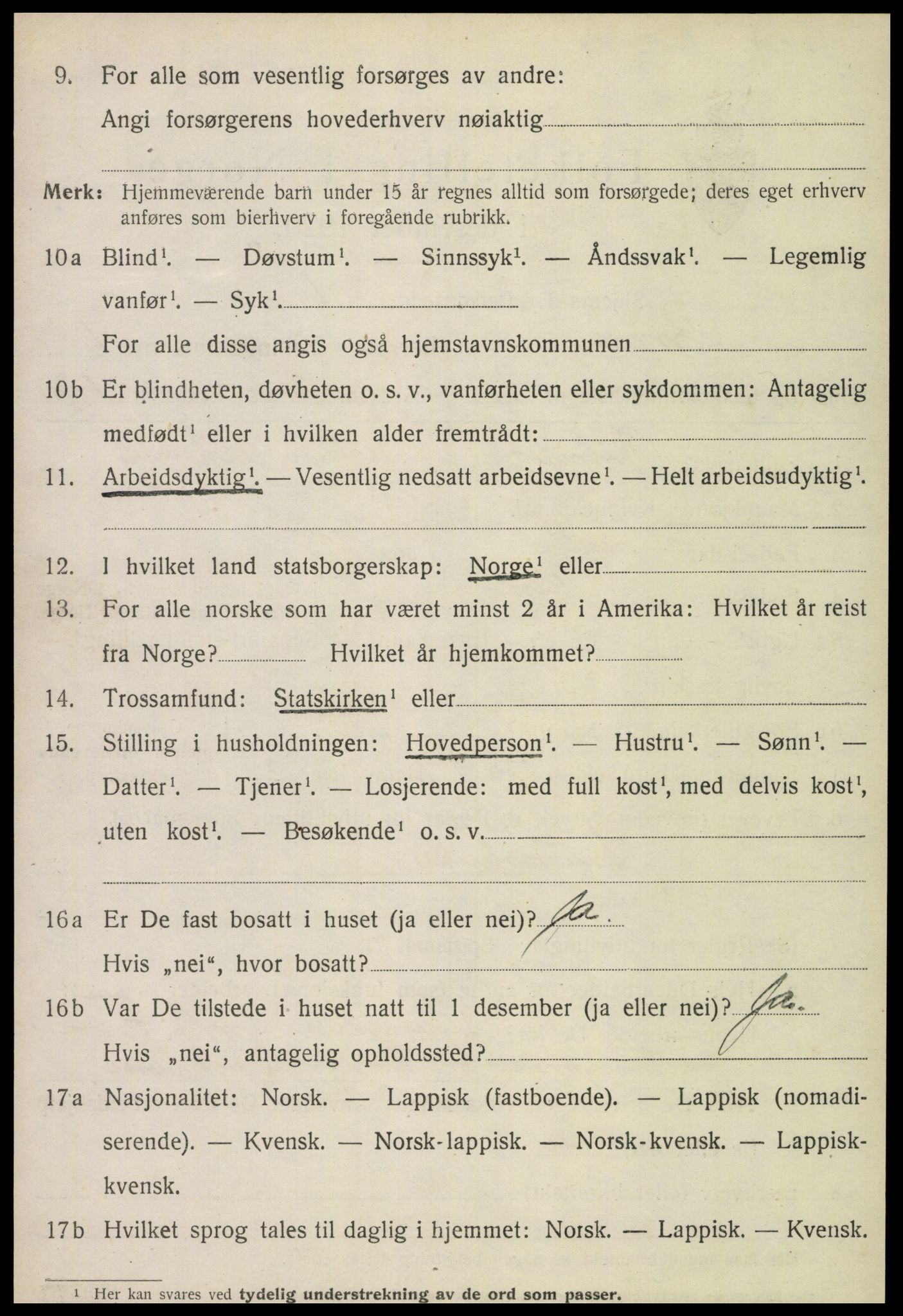 SAT, Folketelling 1920 for 1742 Grong herred, 1920, s. 1160