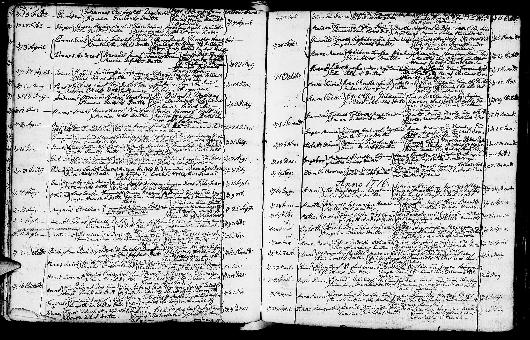 Sokndal sokneprestkontor, AV/SAST-A-101808: Ministerialbok nr. A 4, 1762-1811