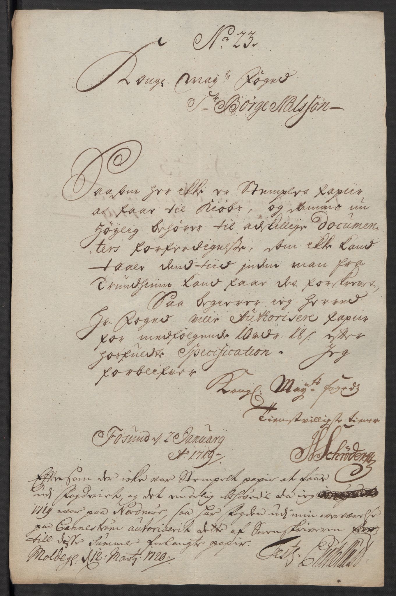 Rentekammeret inntil 1814, Reviderte regnskaper, Fogderegnskap, AV/RA-EA-4092/R56/L3752: Fogderegnskap Nordmøre, 1719, s. 187