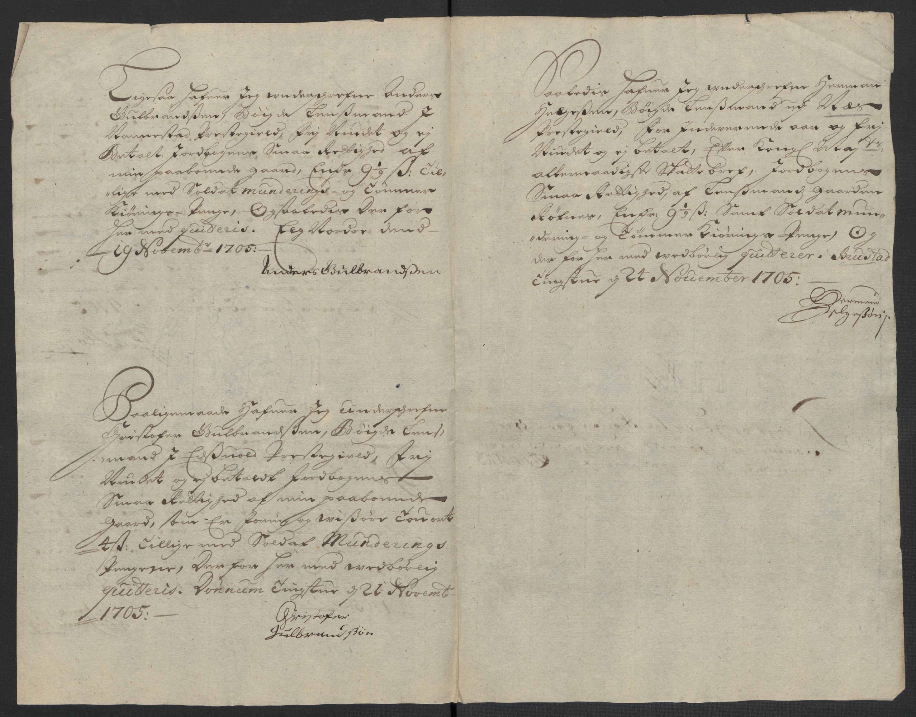 Rentekammeret inntil 1814, Reviderte regnskaper, Fogderegnskap, RA/EA-4092/R12/L0717: Fogderegnskap Øvre Romerike, 1704-1705, s. 406