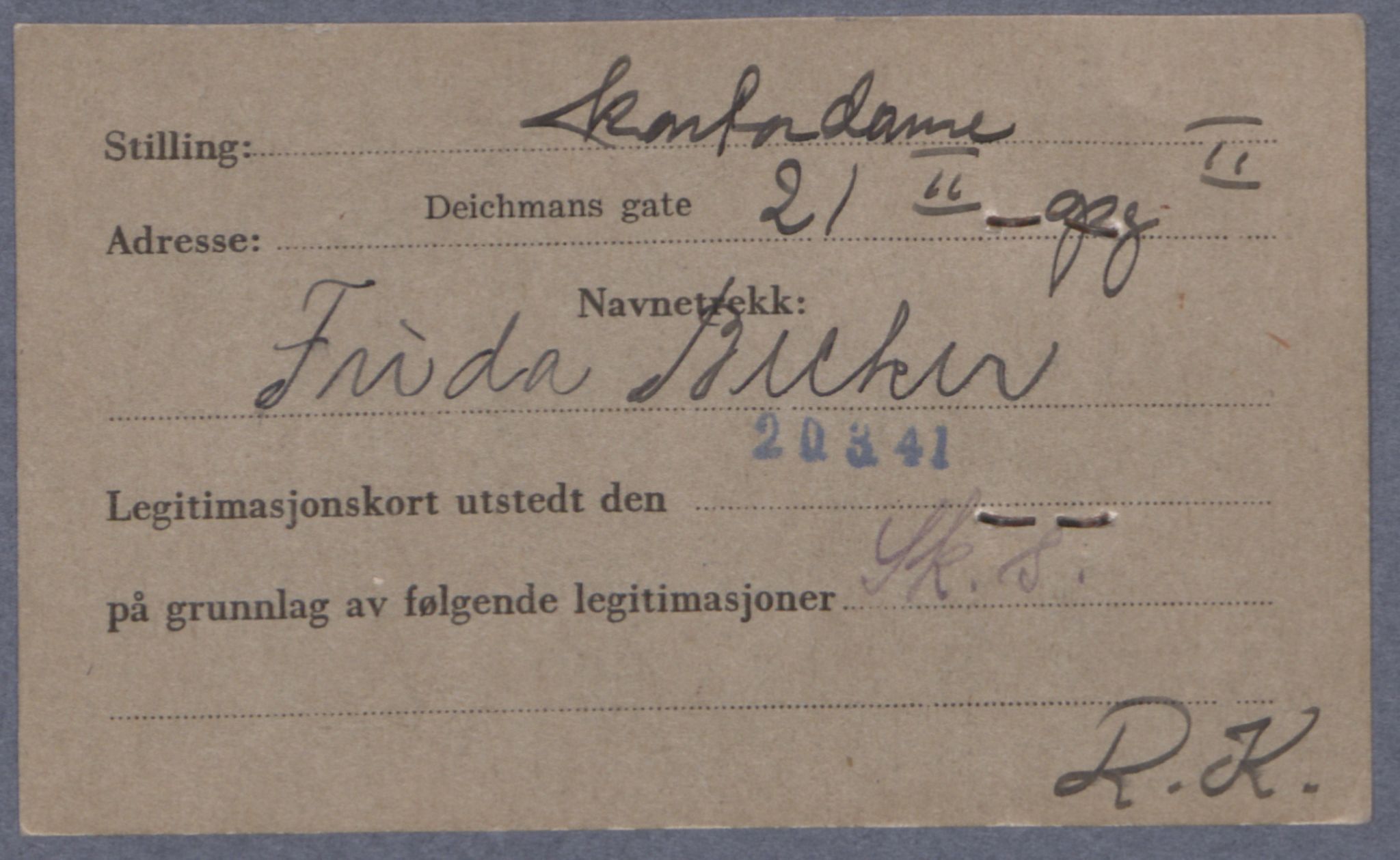Sosialdepartementet, Våre Falne, RA/S-1708/E/Ee/L0021A: Fotografier av jøder på legitimasjonskort (1941-42), 1941-1942, s. 22