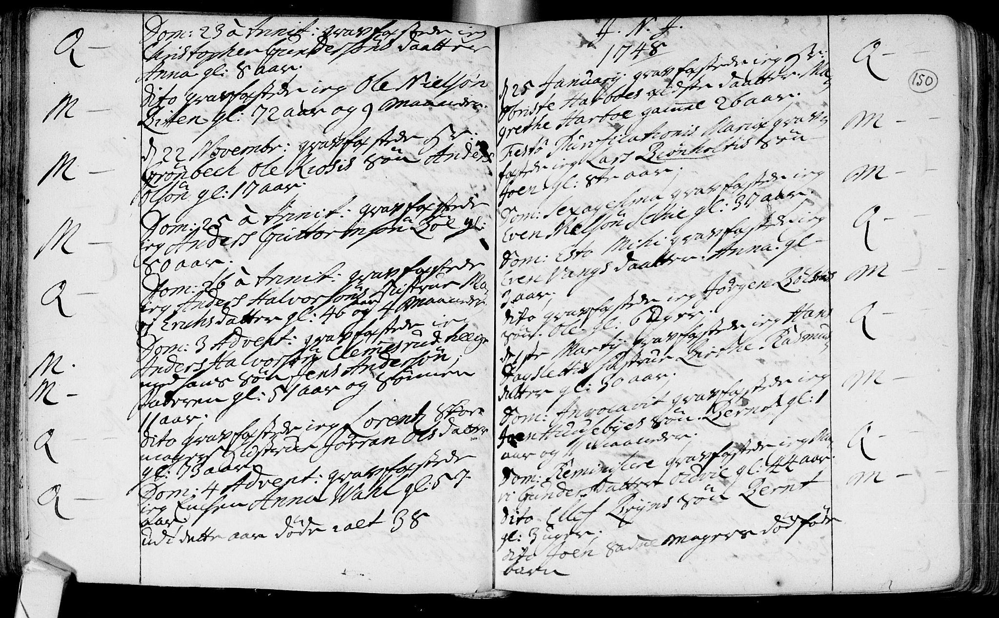 Røyken kirkebøker, SAKO/A-241/F/Fa/L0002: Ministerialbok nr. 2, 1731-1782, s. 150