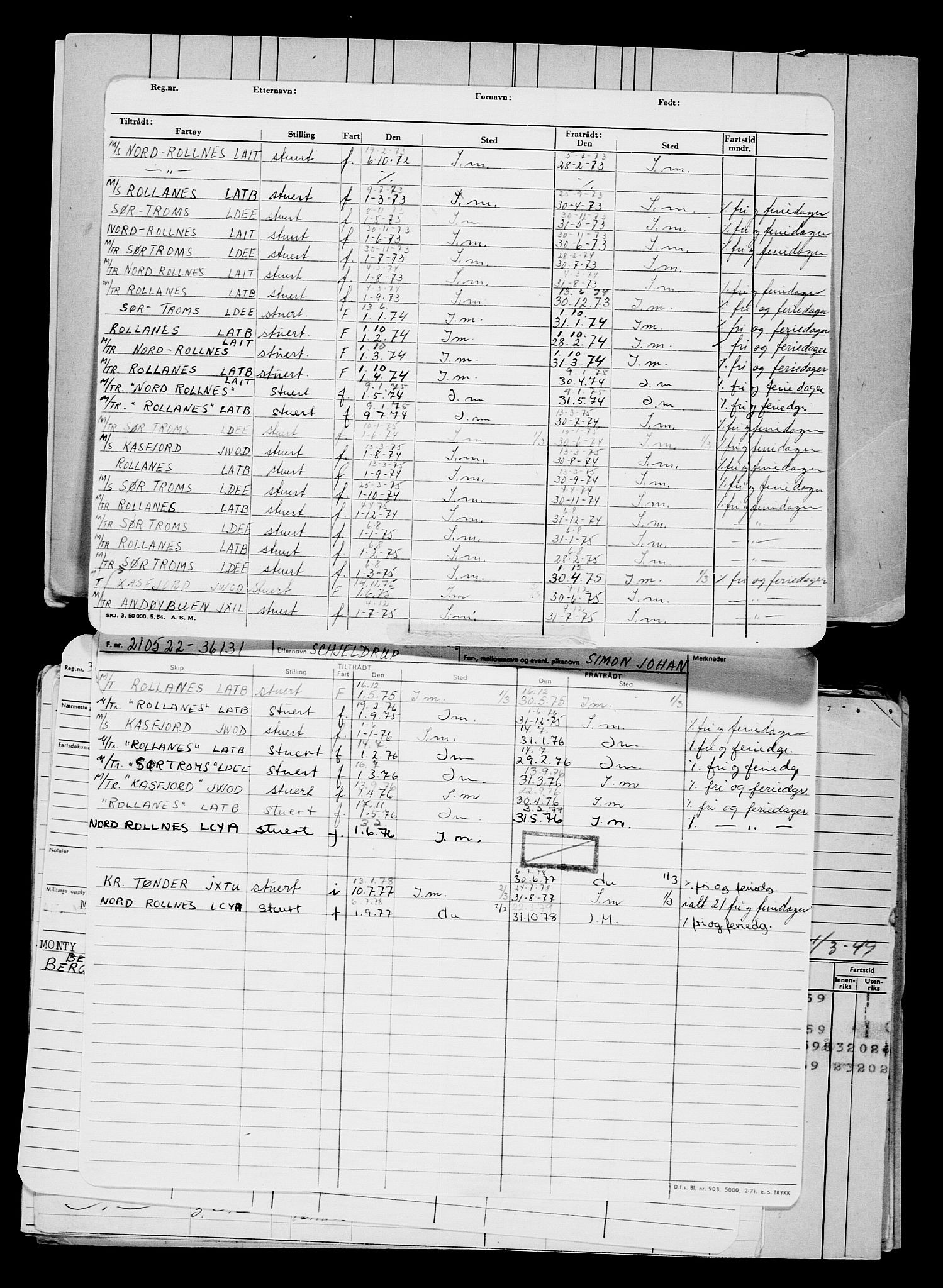 Direktoratet for sjømenn, AV/RA-S-3545/G/Gb/L0206: Hovedkort, 1922, s. 600