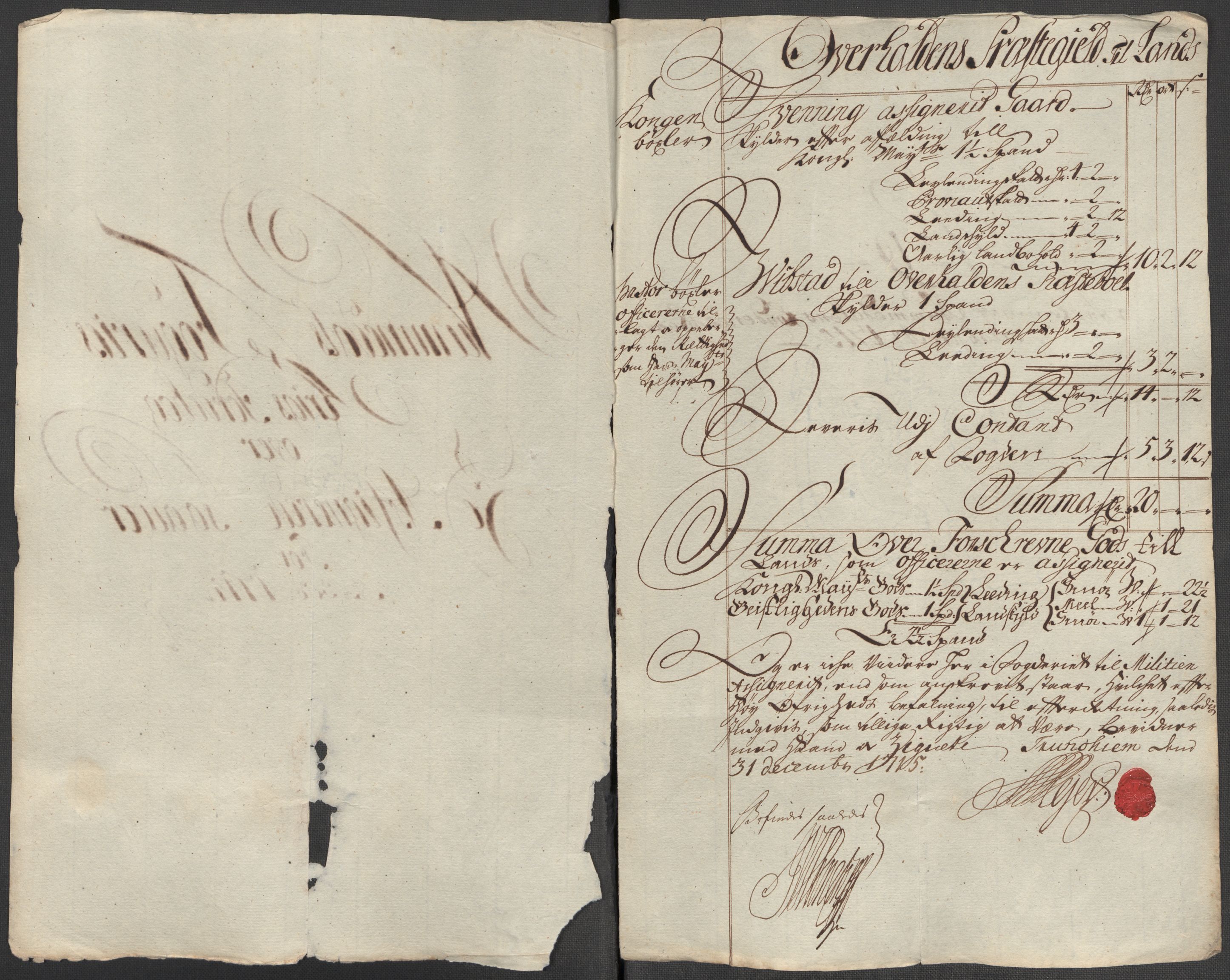 Rentekammeret inntil 1814, Reviderte regnskaper, Fogderegnskap, AV/RA-EA-4092/R64/L4436: Fogderegnskap Namdal, 1715, s. 187