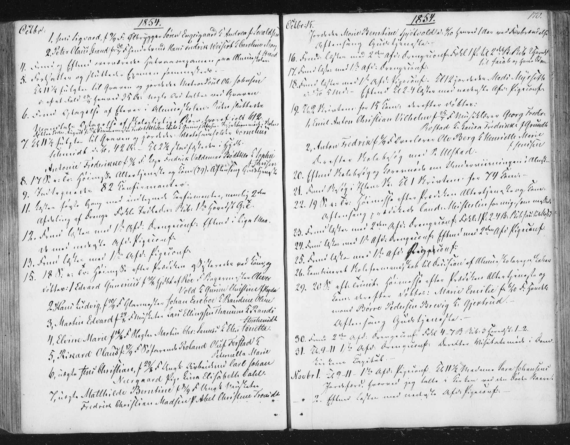 Ministerialprotokoller, klokkerbøker og fødselsregistre - Sør-Trøndelag, AV/SAT-A-1456/602/L0127: Residerende kapellans bok nr. 602B01, 1821-1875, s. 170
