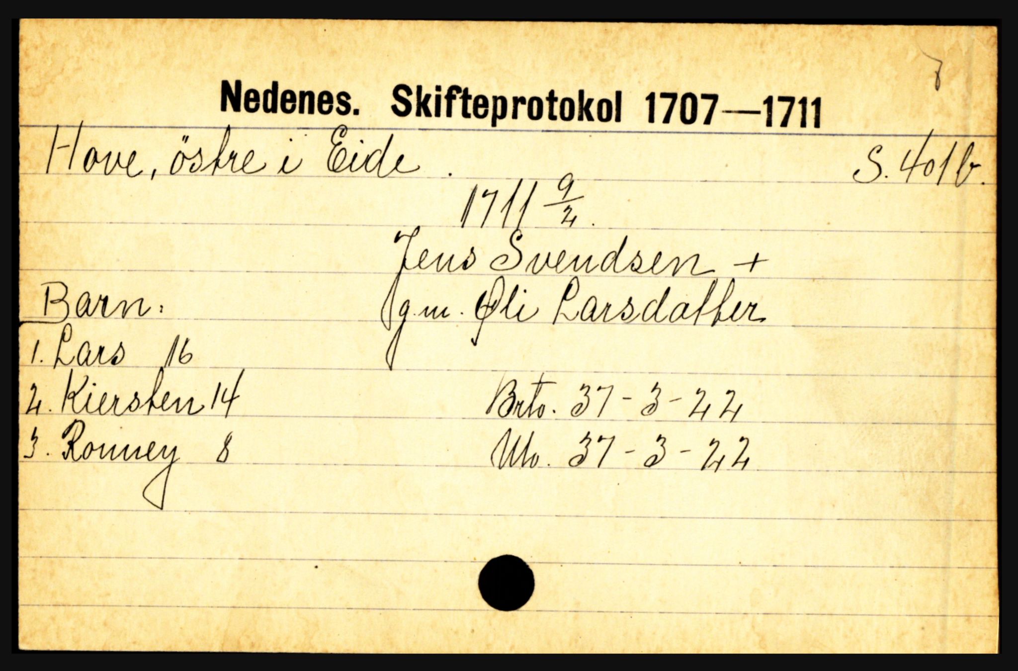 Nedenes sorenskriveri før 1824, AV/SAK-1221-0007/H, s. 13153