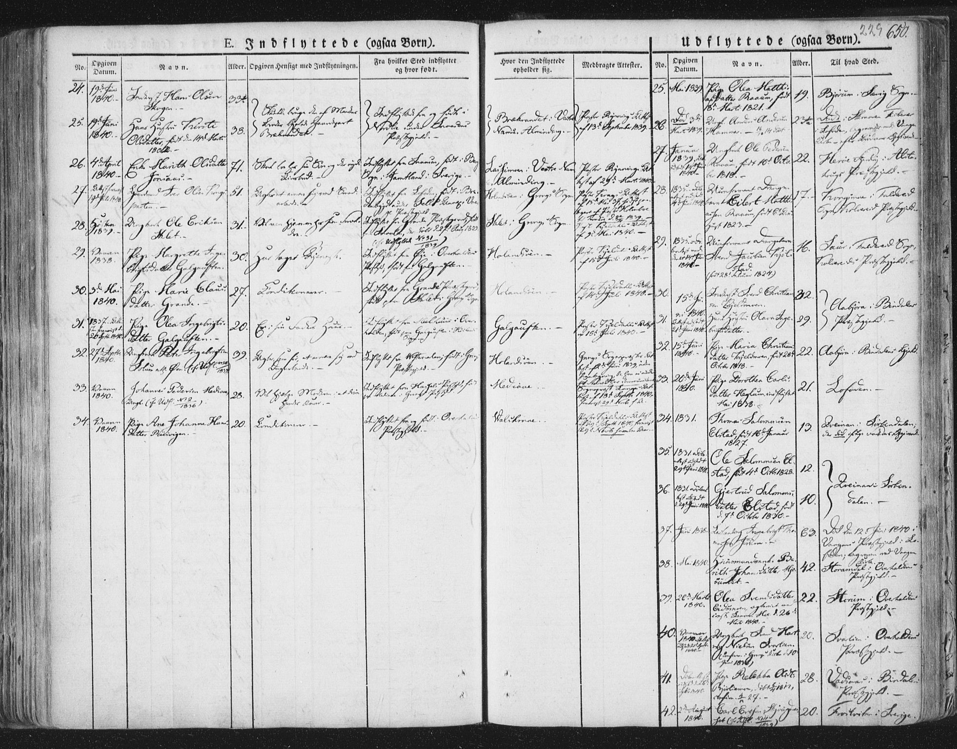 Ministerialprotokoller, klokkerbøker og fødselsregistre - Nord-Trøndelag, SAT/A-1458/758/L0513: Ministerialbok nr. 758A02 /1, 1839-1868, s. 229