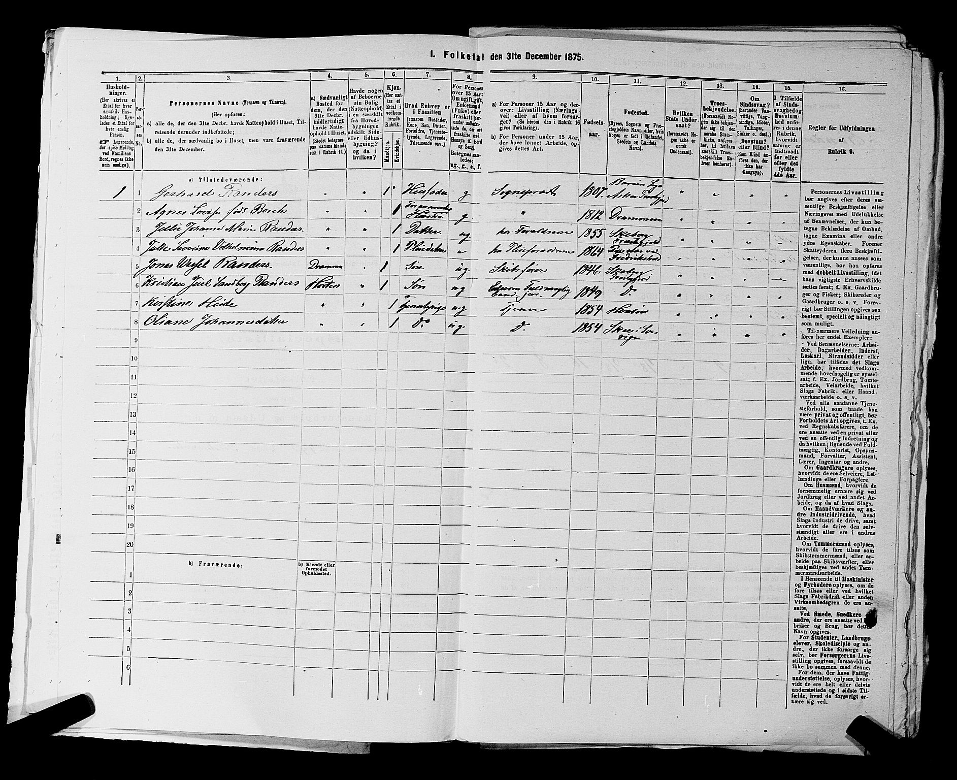 RA, Folketelling 1875 for 0111P Hvaler prestegjeld, 1875, s. 40