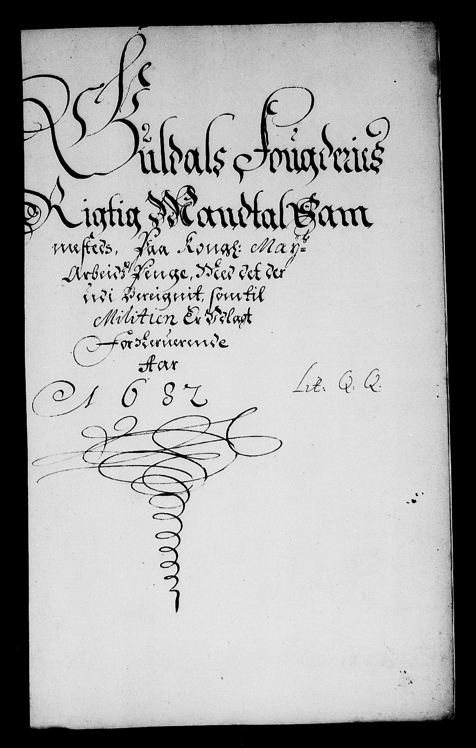 Rentekammeret inntil 1814, Reviderte regnskaper, Stiftamtstueregnskaper, Trondheim stiftamt og Nordland amt, AV/RA-EA-6044/R/Rg/L0066: Trondheim stiftamt og Nordland amt, 1682