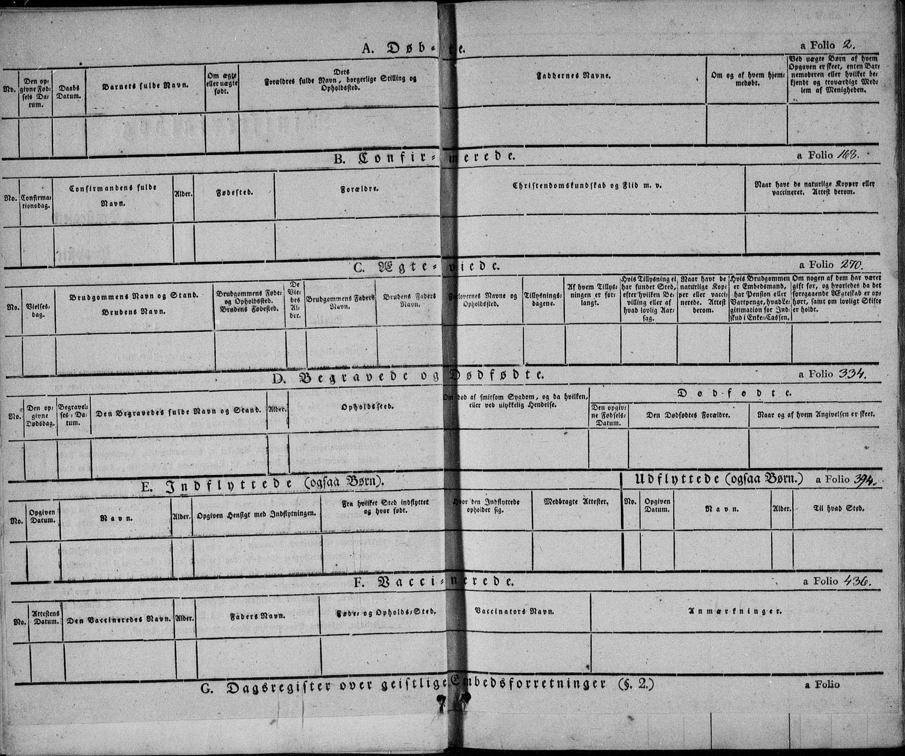 Lista sokneprestkontor, AV/SAK-1111-0027/F/Fb/L0002: Klokkerbok nr. B 2, 1847-1862, s. 1
