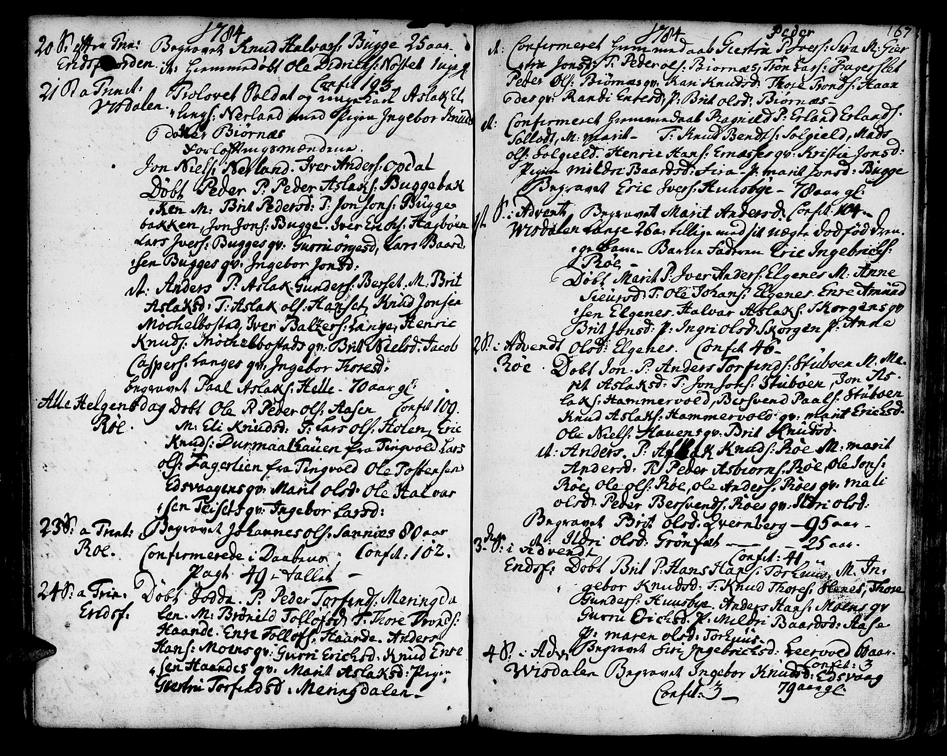 Ministerialprotokoller, klokkerbøker og fødselsregistre - Møre og Romsdal, AV/SAT-A-1454/551/L0621: Ministerialbok nr. 551A01, 1757-1803, s. 167