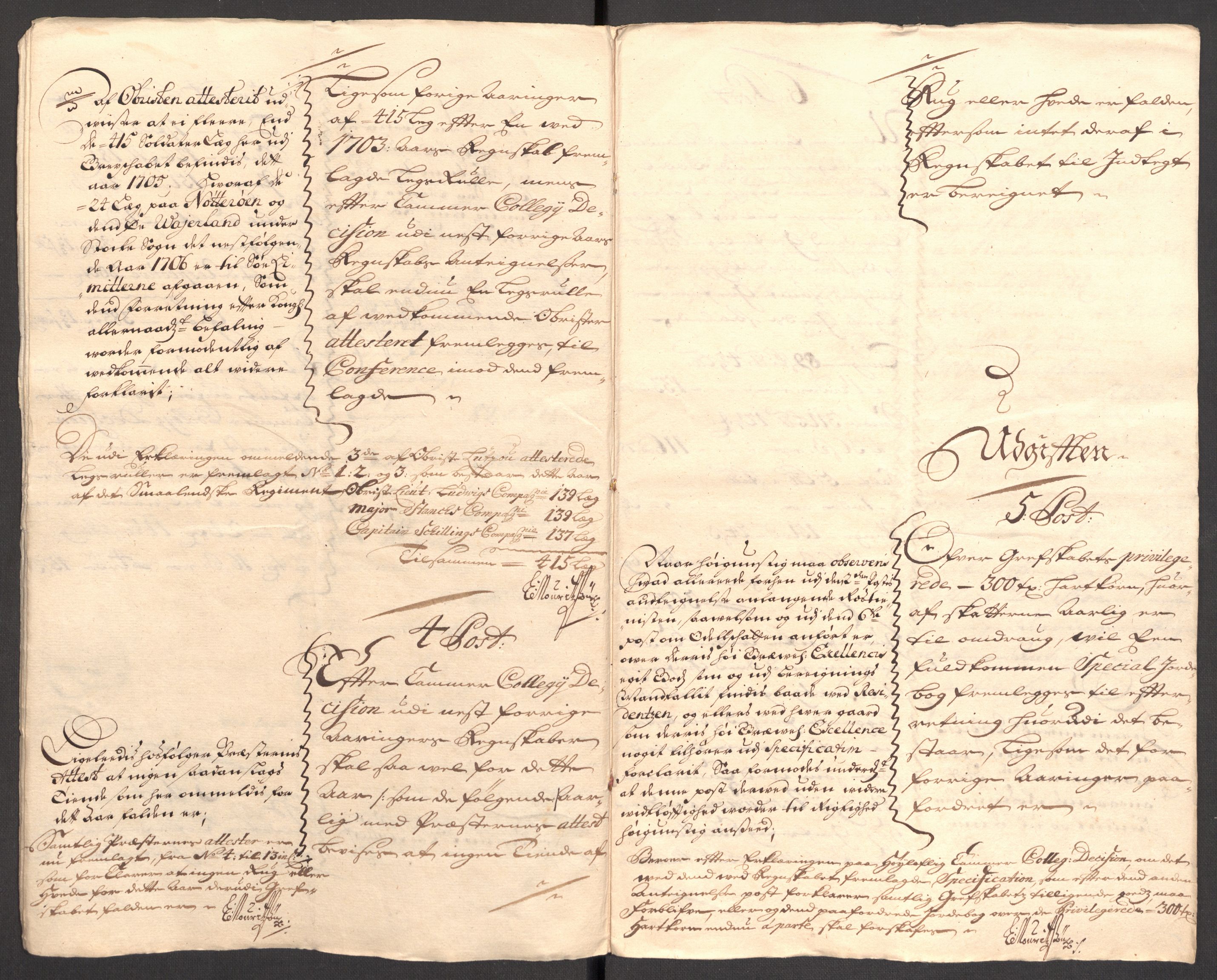 Rentekammeret inntil 1814, Reviderte regnskaper, Fogderegnskap, AV/RA-EA-4092/R32/L1871: Fogderegnskap Jarlsberg grevskap, 1703-1705, s. 625