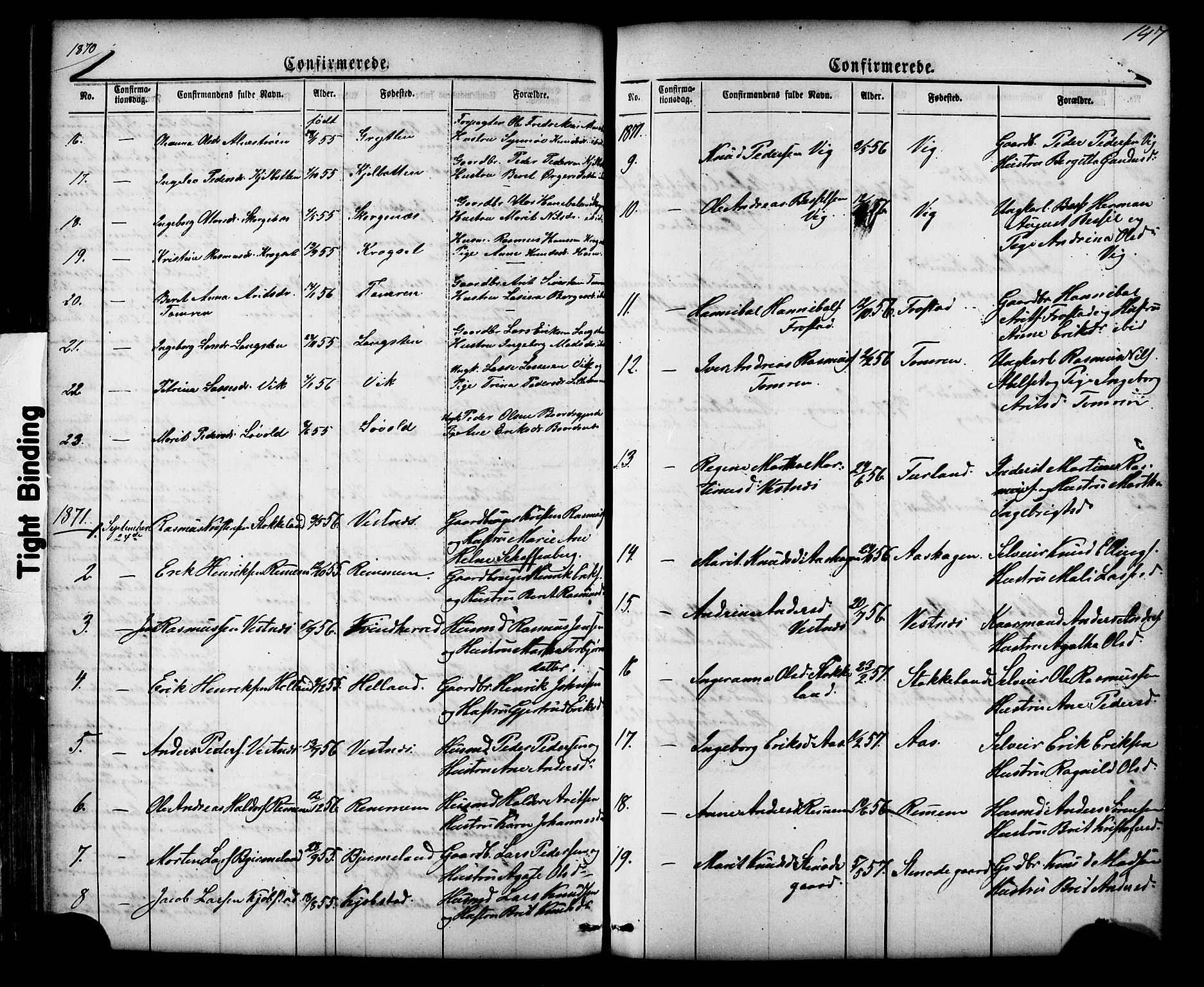 Ministerialprotokoller, klokkerbøker og fødselsregistre - Møre og Romsdal, AV/SAT-A-1454/539/L0536: Klokkerbok nr. 539C02, 1867-1913, s. 147