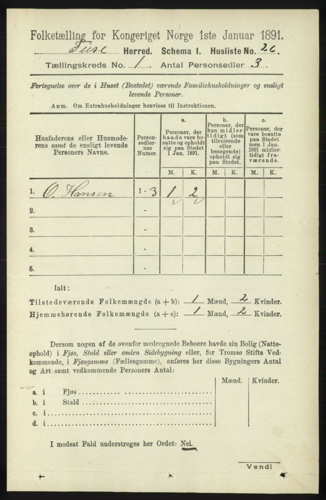 RA, Folketelling 1891 for 1241 Fusa herred, 1891, s. 67