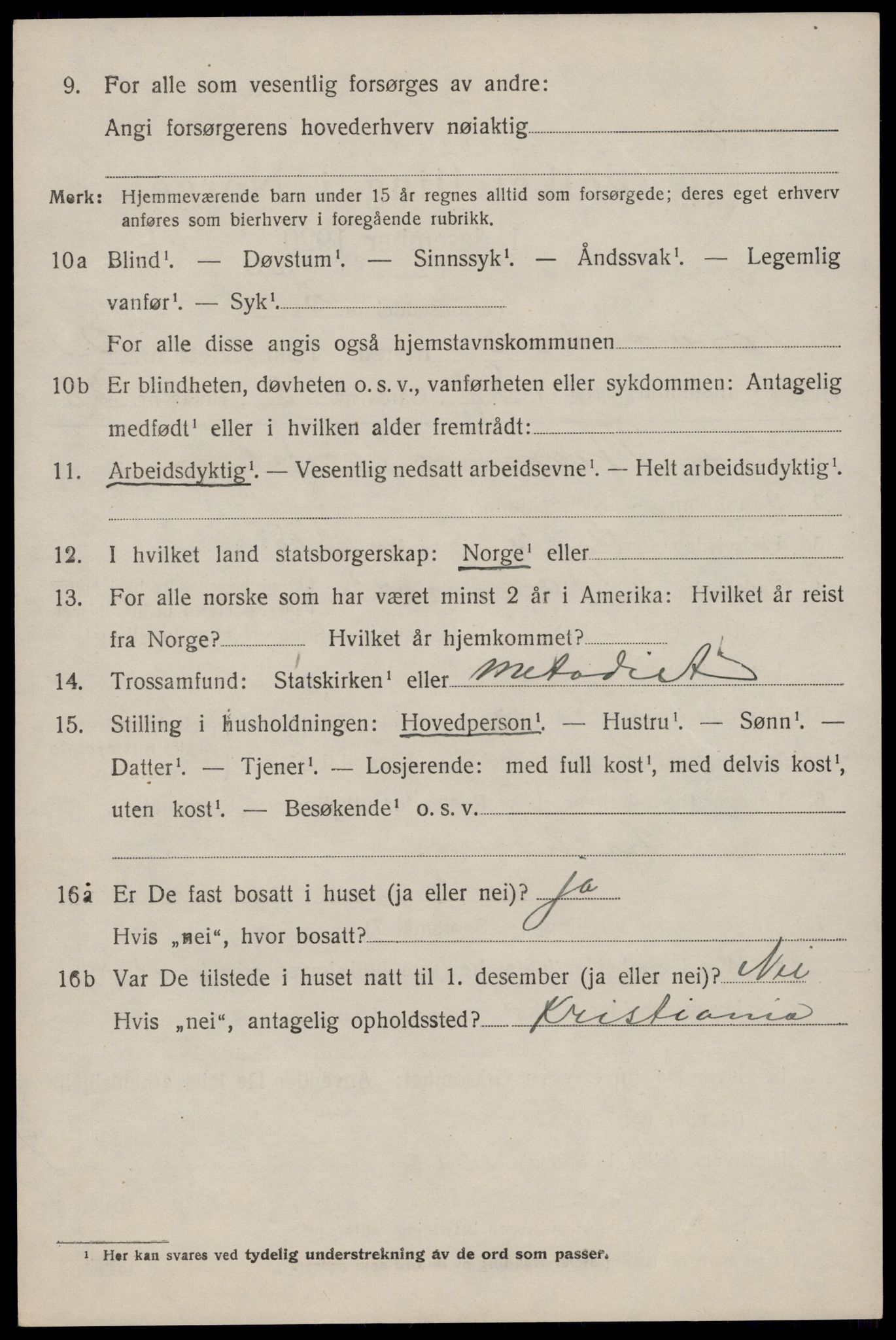 SAST, Folketelling 1920 for 1152 Torvastad herred, 1920, s. 2911