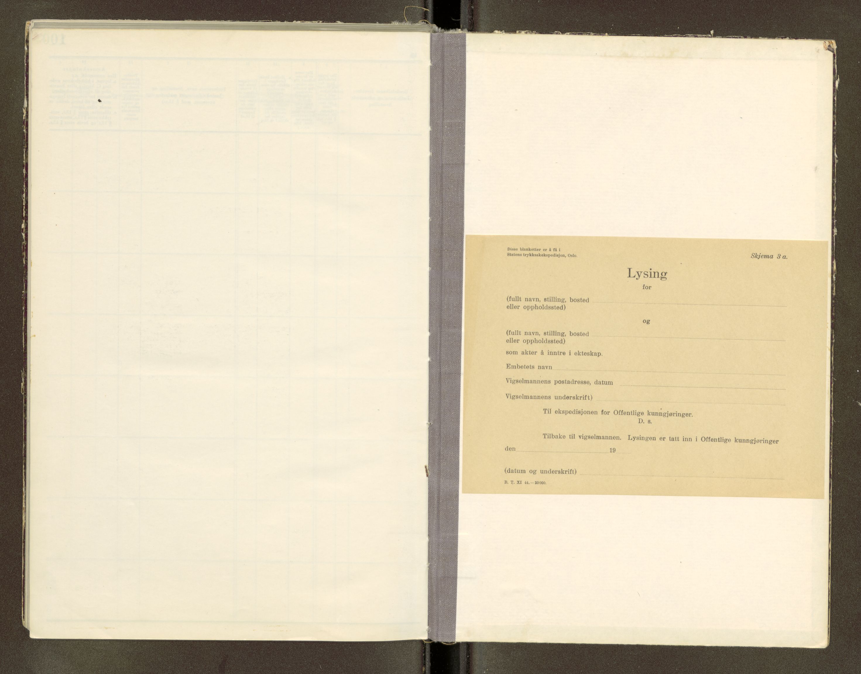 Stjør- og Verdal sorenskriveri, SAT/A-4167/1/6/6D/L0002: Lysingsbok, 1946-1970