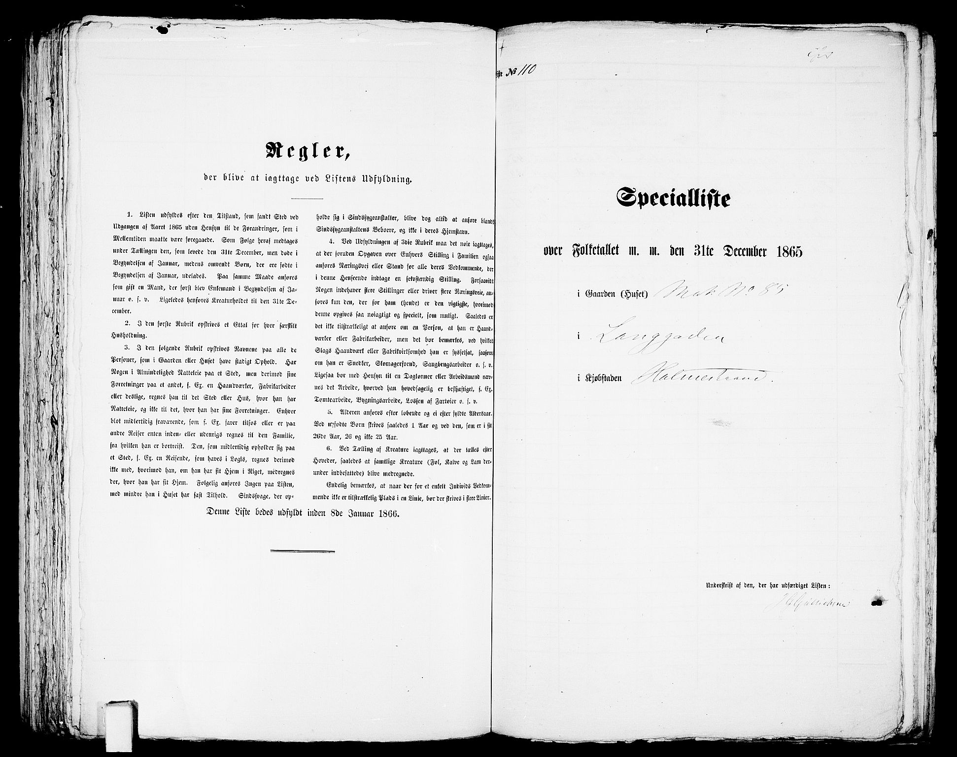 RA, Folketelling 1865 for 0702B Botne prestegjeld, Holmestrand kjøpstad, 1865, s. 227