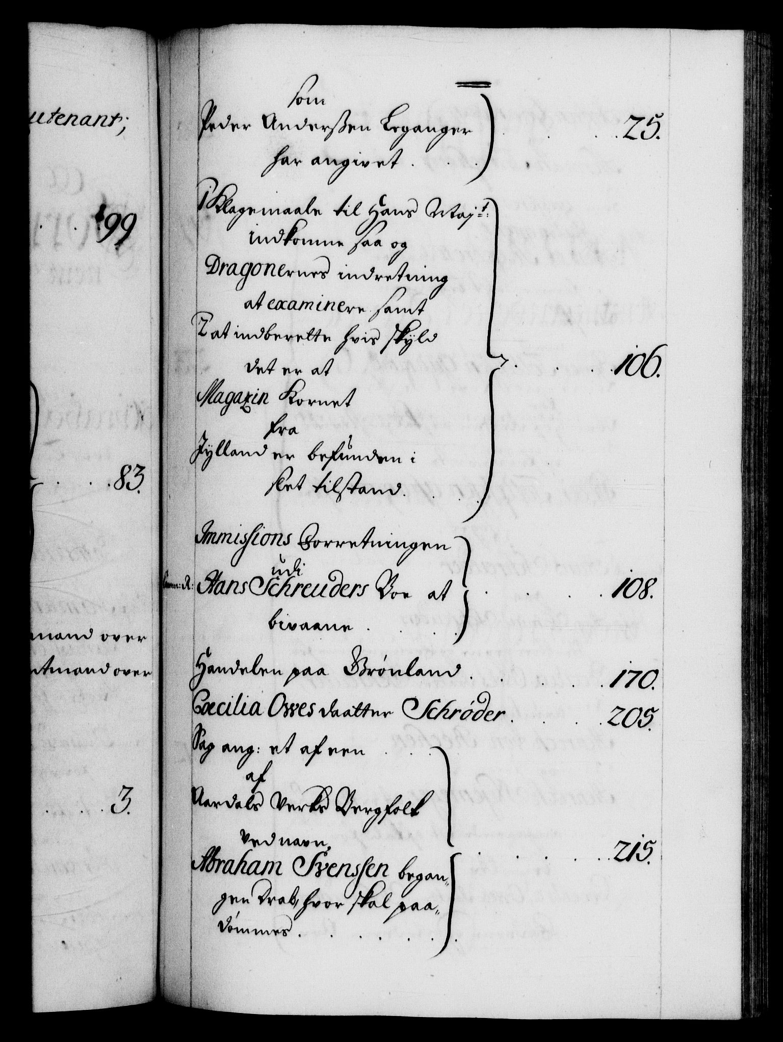 Danske Kanselli 1572-1799, RA/EA-3023/F/Fc/Fca/Fcab/L0021: Norske tegnelser, 1719-1721