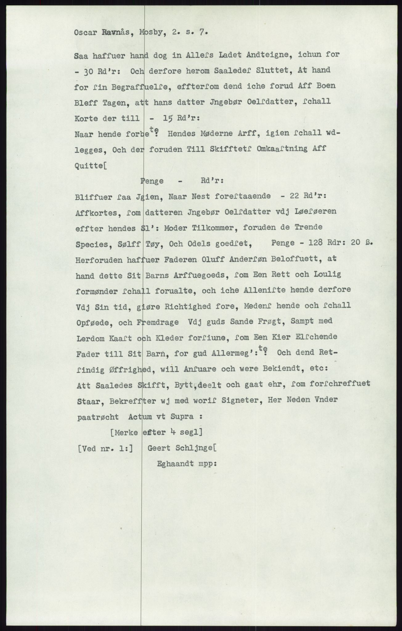 Samlinger til kildeutgivelse, Diplomavskriftsamlingen, AV/RA-EA-4053/H/Ha, s. 2326