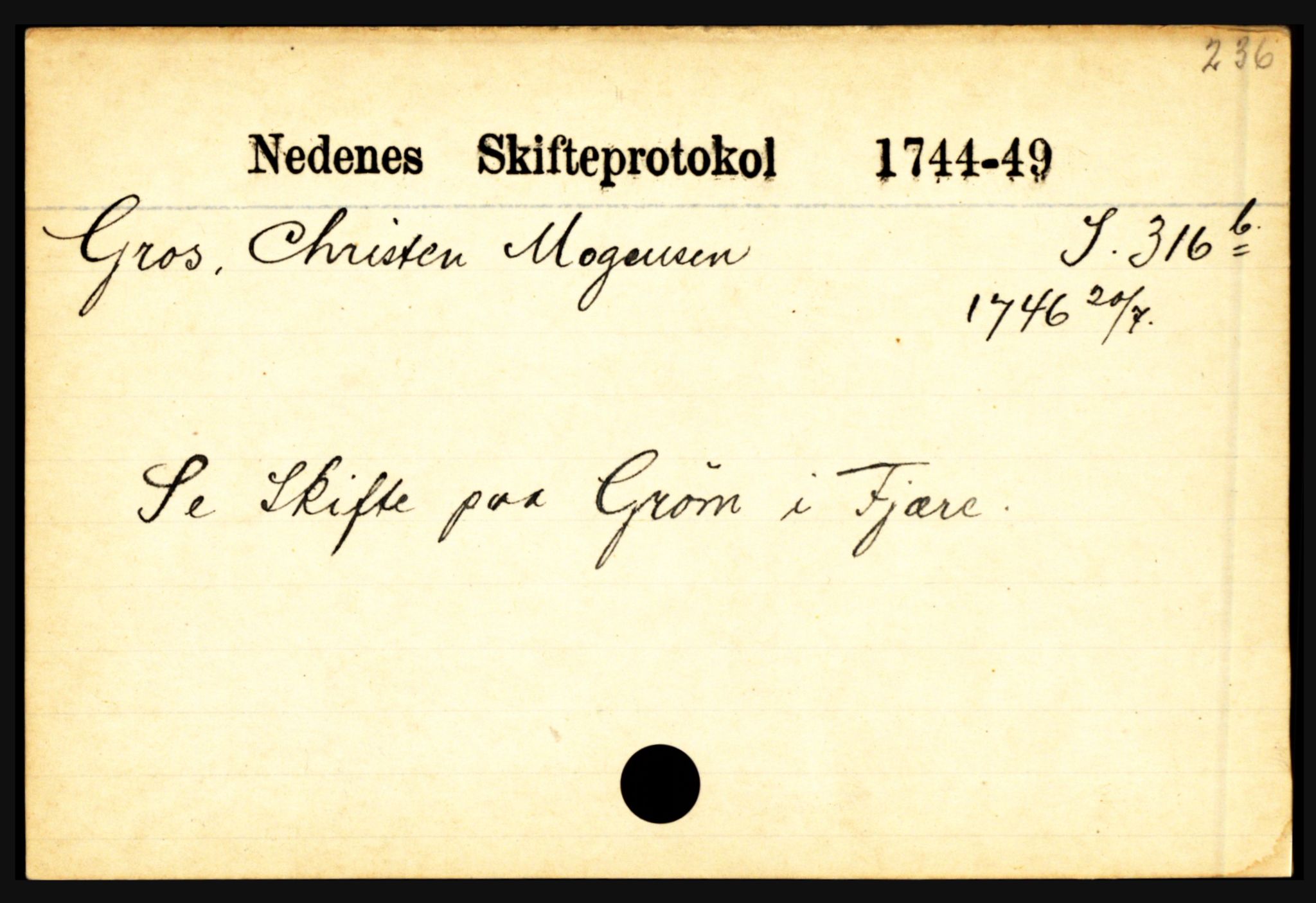 Nedenes sorenskriveri før 1824, AV/SAK-1221-0007/H, s. 10081