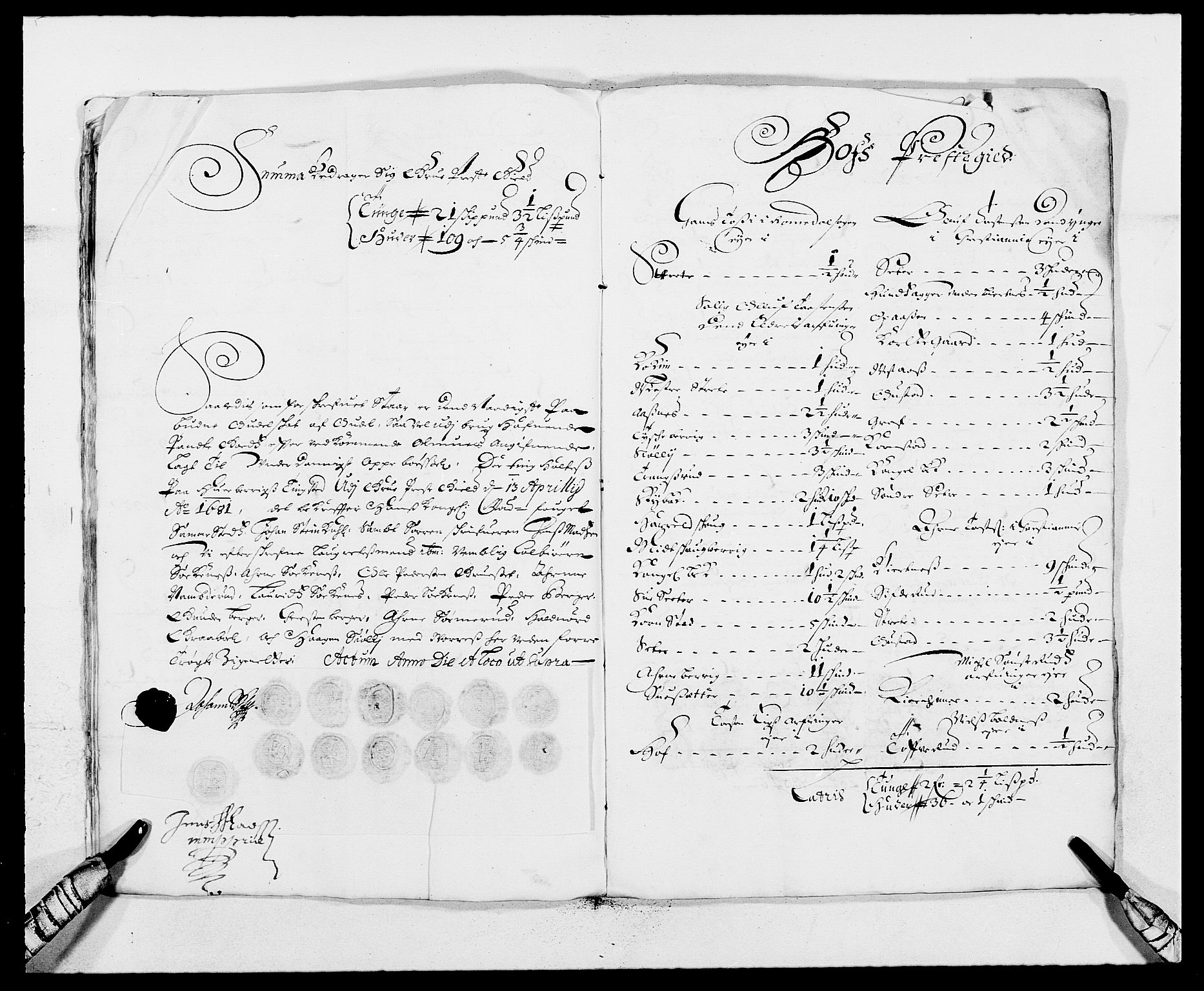 Rentekammeret inntil 1814, Reviderte regnskaper, Fogderegnskap, AV/RA-EA-4092/R13/L0818: Fogderegnskap Solør, Odal og Østerdal, 1681, s. 213