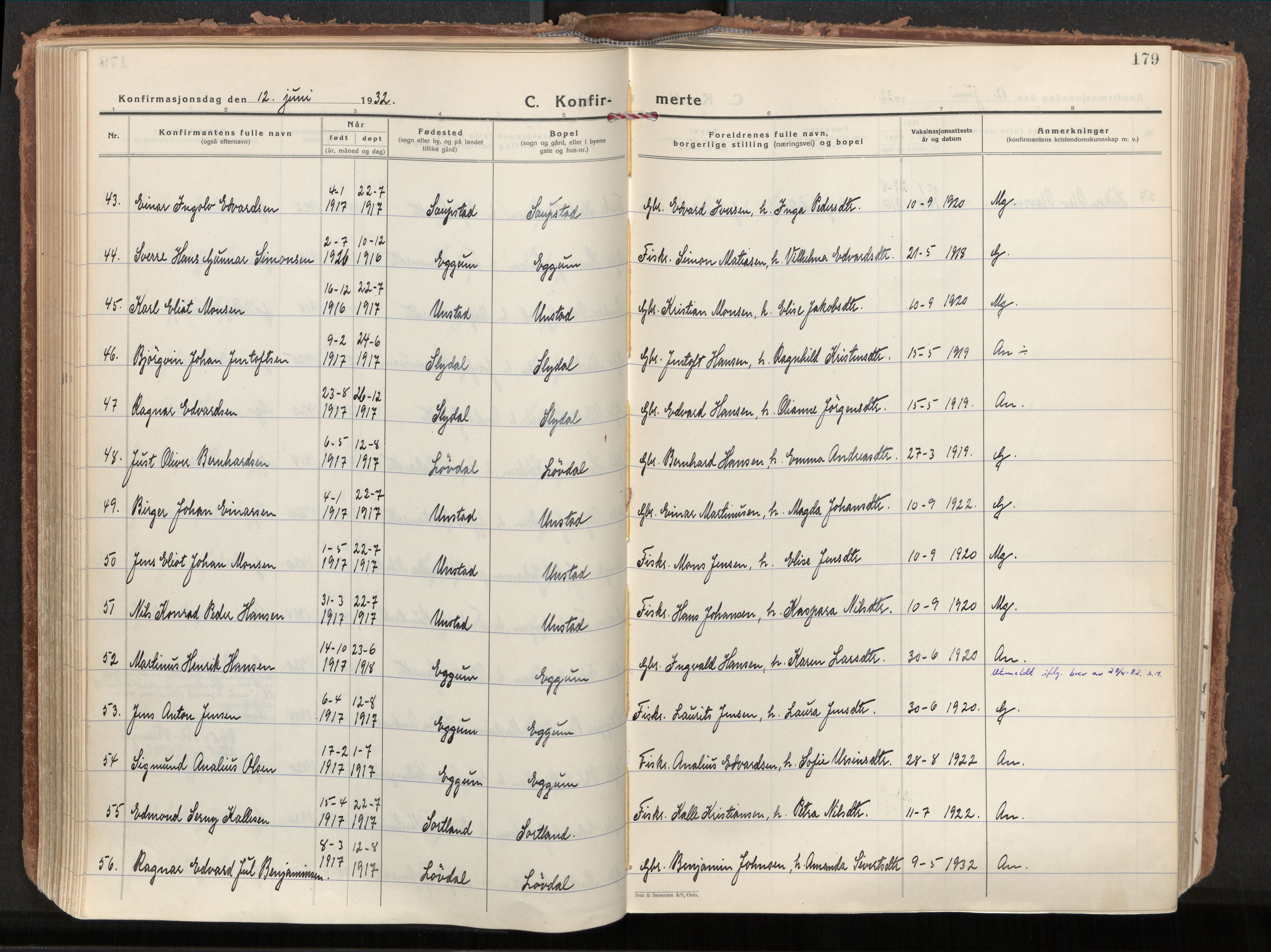 Ministerialprotokoller, klokkerbøker og fødselsregistre - Nordland, SAT/A-1459/880/L1137: Ministerialbok nr. 880A11, 1927-1944, s. 179