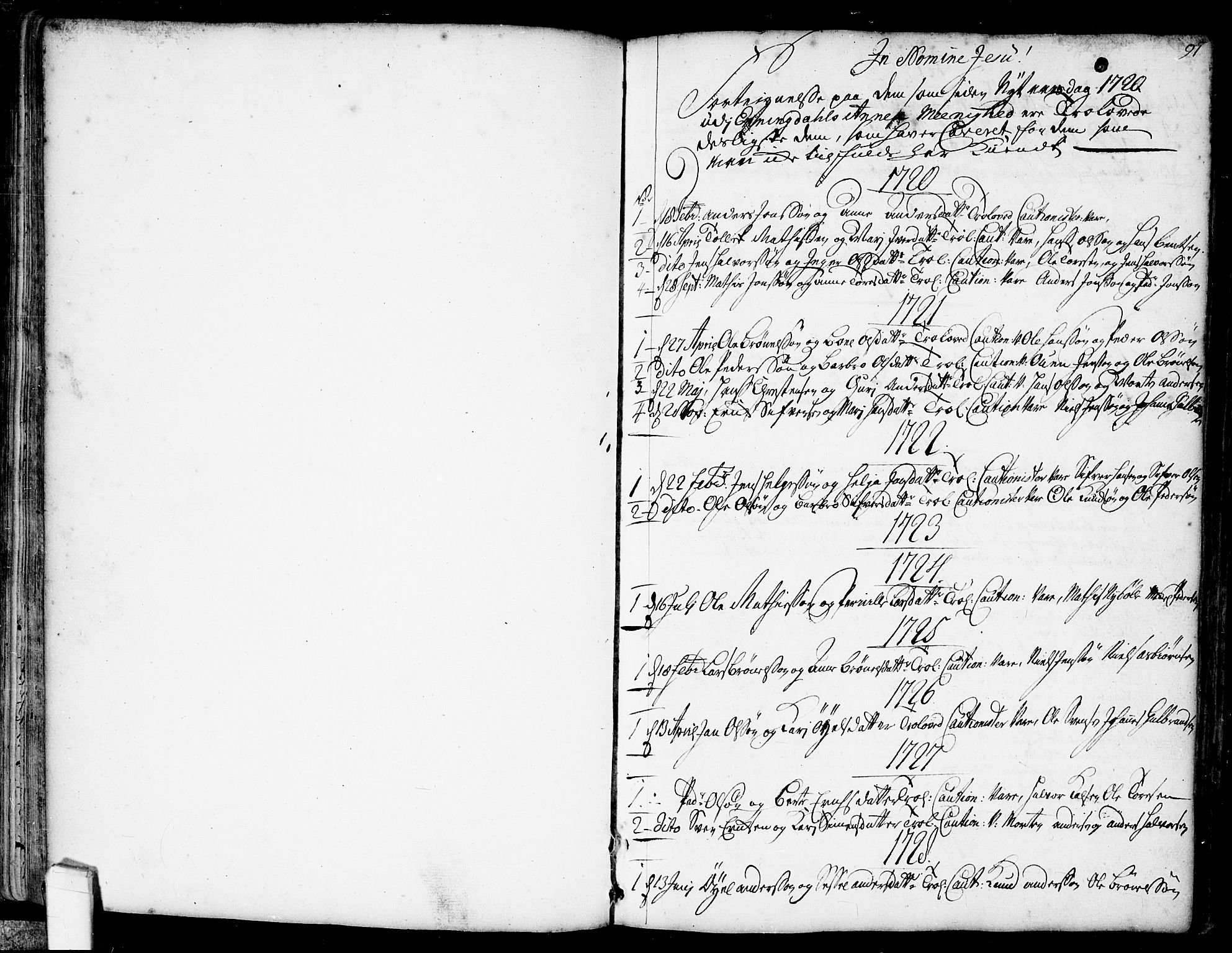 Idd prestekontor Kirkebøker, SAO/A-10911/F/Fb/L0001: Ministerialbok nr. II 1, 1720-1789, s. 91