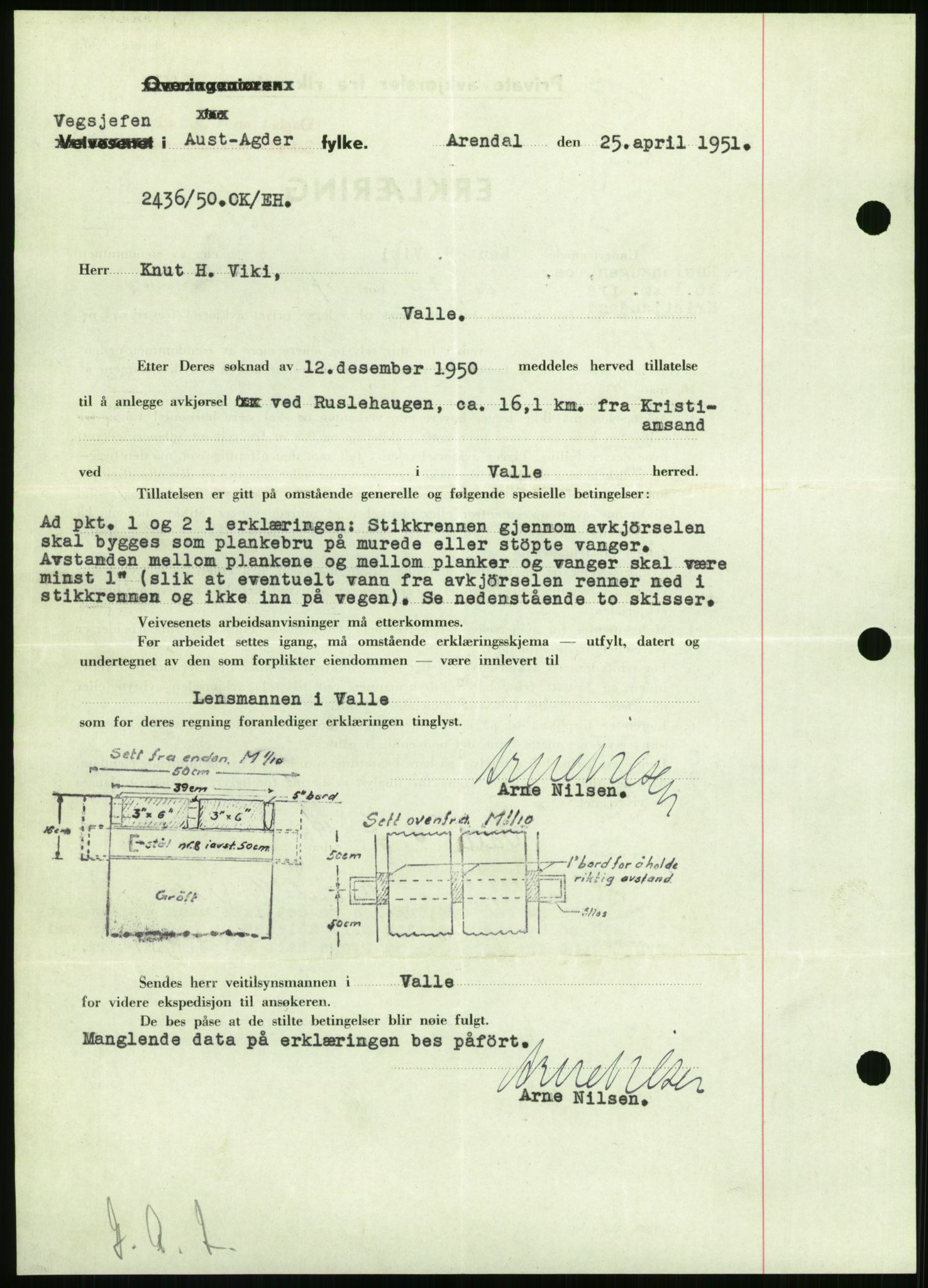 Setesdal sorenskriveri, AV/SAK-1221-0011/G/Gb/L0050: Pantebok nr. B 38, 1949-1952, Dagboknr: 238/1951