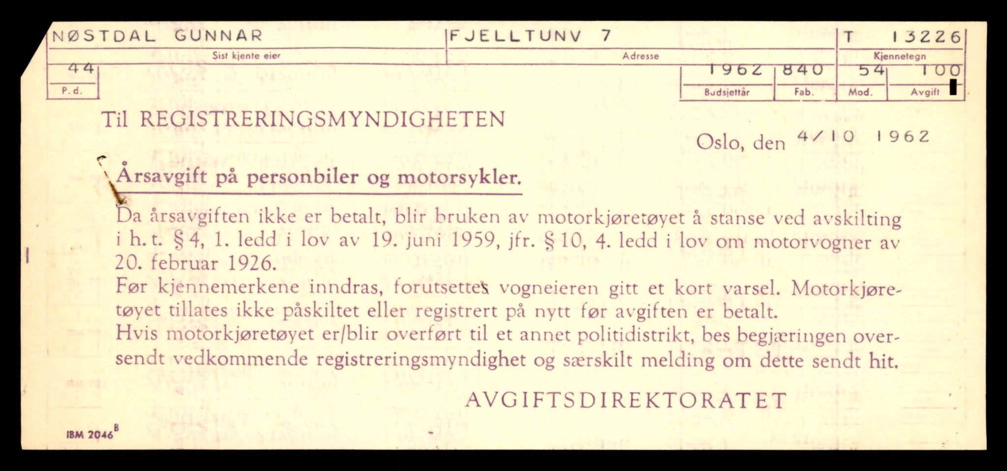 Møre og Romsdal vegkontor - Ålesund trafikkstasjon, AV/SAT-A-4099/F/Fe/L0038: Registreringskort for kjøretøy T 13180 - T 13360, 1927-1998, s. 785