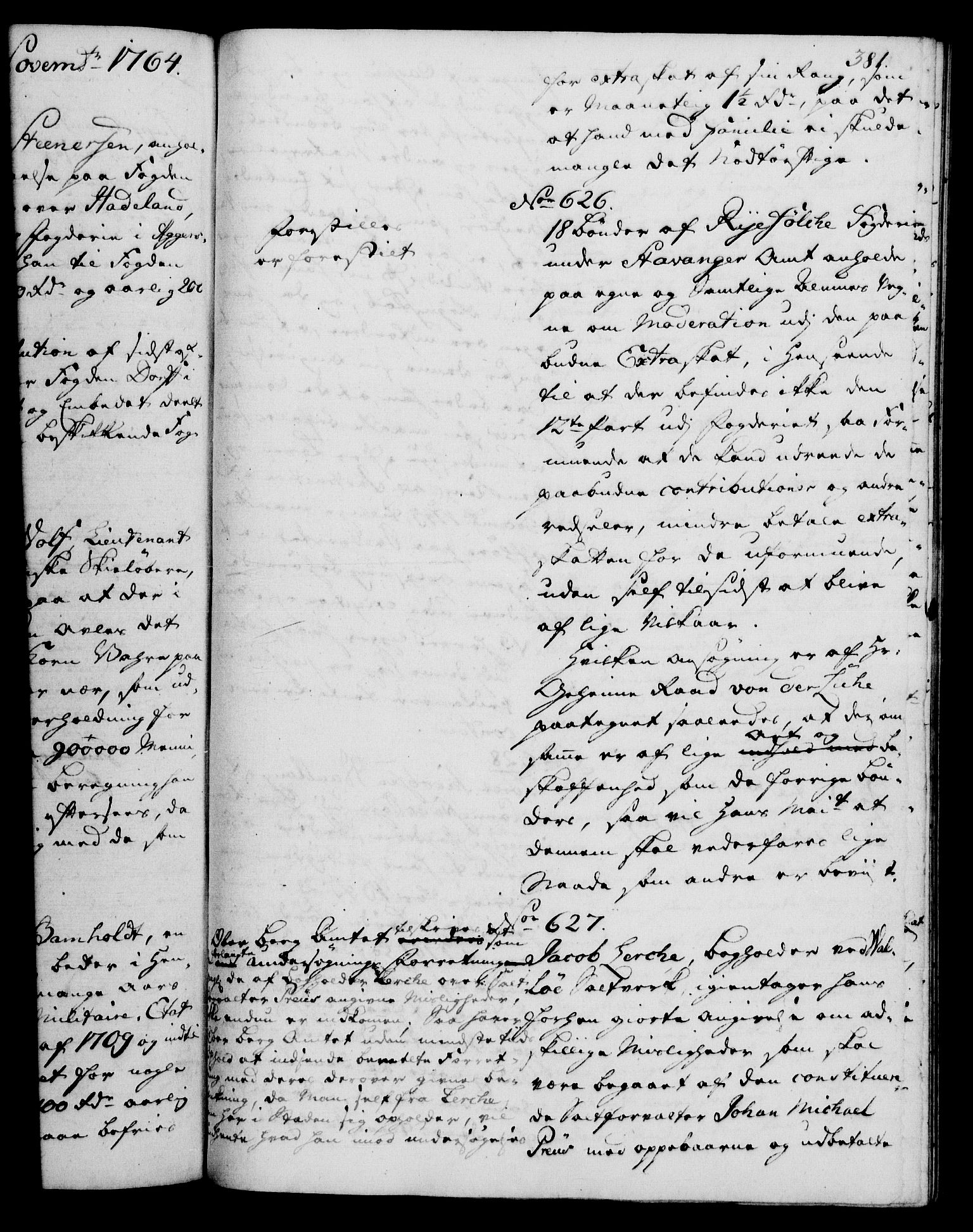 Rentekammeret, Kammerkanselliet, AV/RA-EA-3111/G/Gh/Gha/L0035: Norsk ekstraktmemorialprotokoll (merket RK 53.80), 1759-1771, s. 381