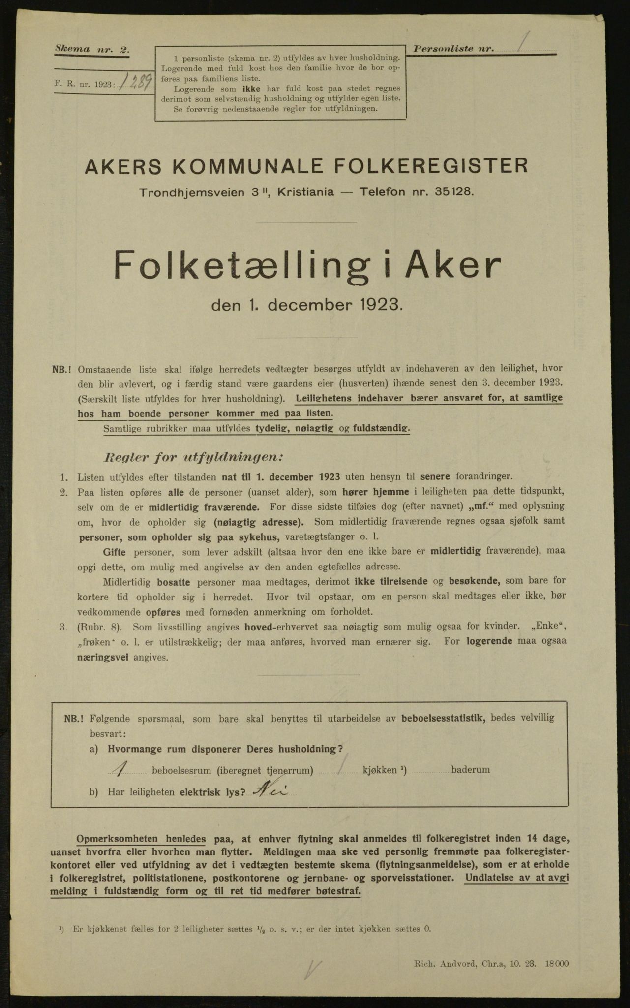 , Kommunal folketelling 1.12.1923 for Aker, 1923, s. 30552