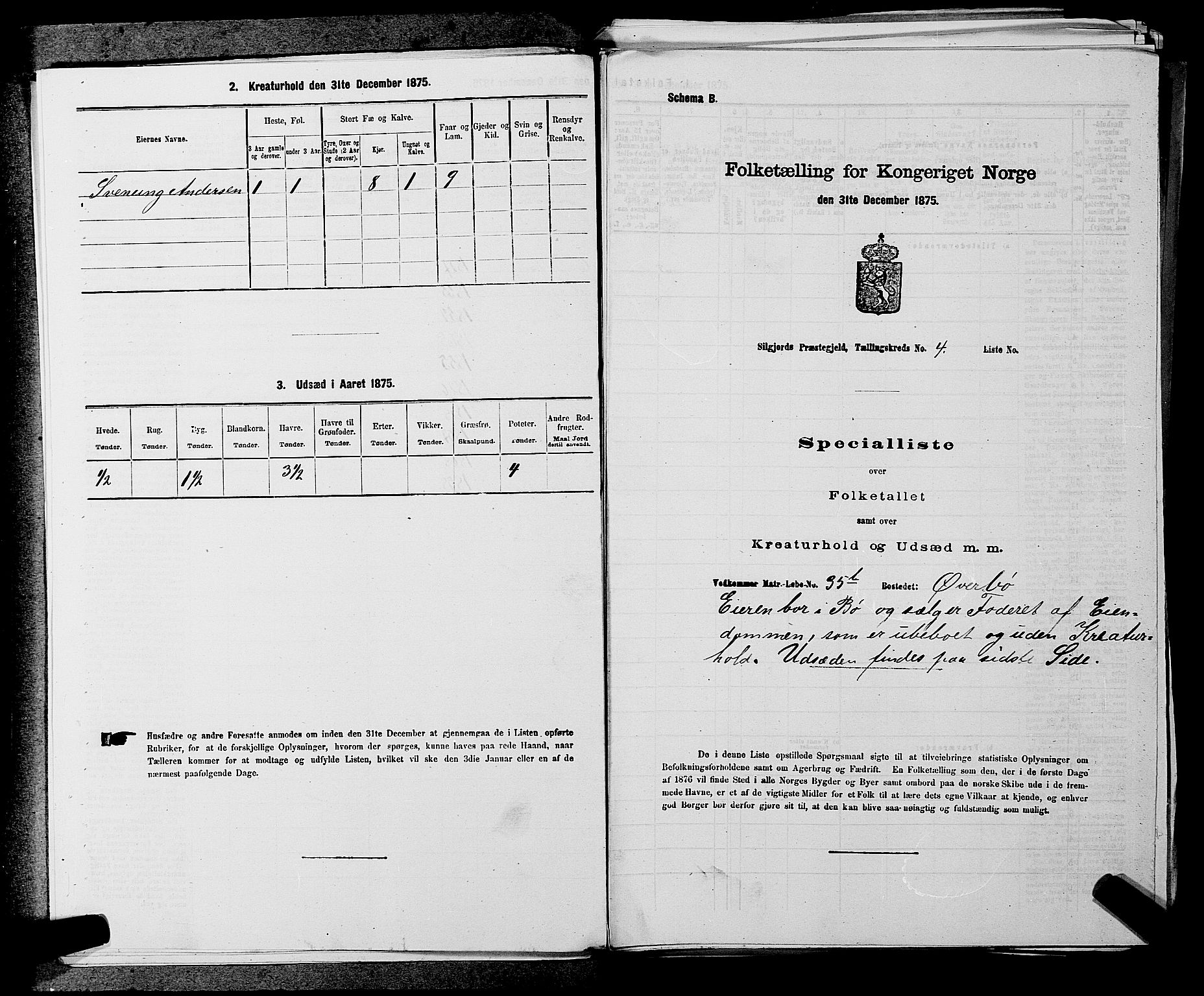 SAKO, Folketelling 1875 for 0828P Seljord prestegjeld, 1875, s. 389