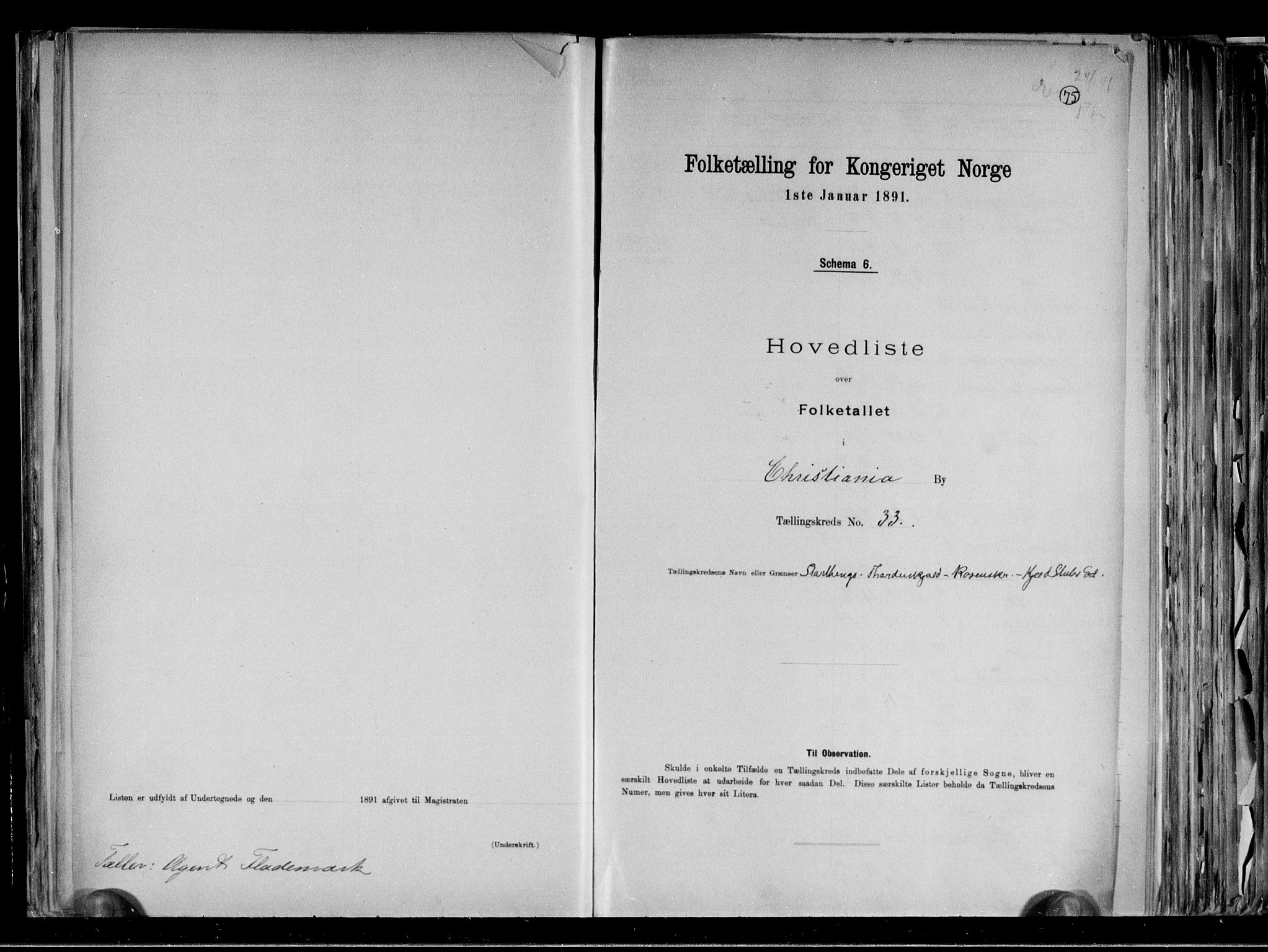 RA, Folketelling 1891 for 0301 Kristiania kjøpstad, 1891, s. 12961