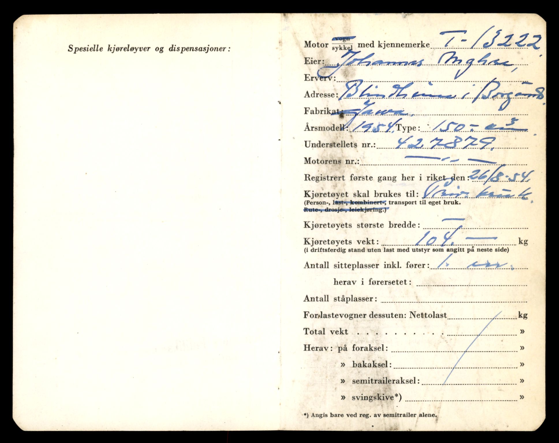 Møre og Romsdal vegkontor - Ålesund trafikkstasjon, AV/SAT-A-4099/F/Fe/L0038: Registreringskort for kjøretøy T 13180 - T 13360, 1927-1998, s. 705
