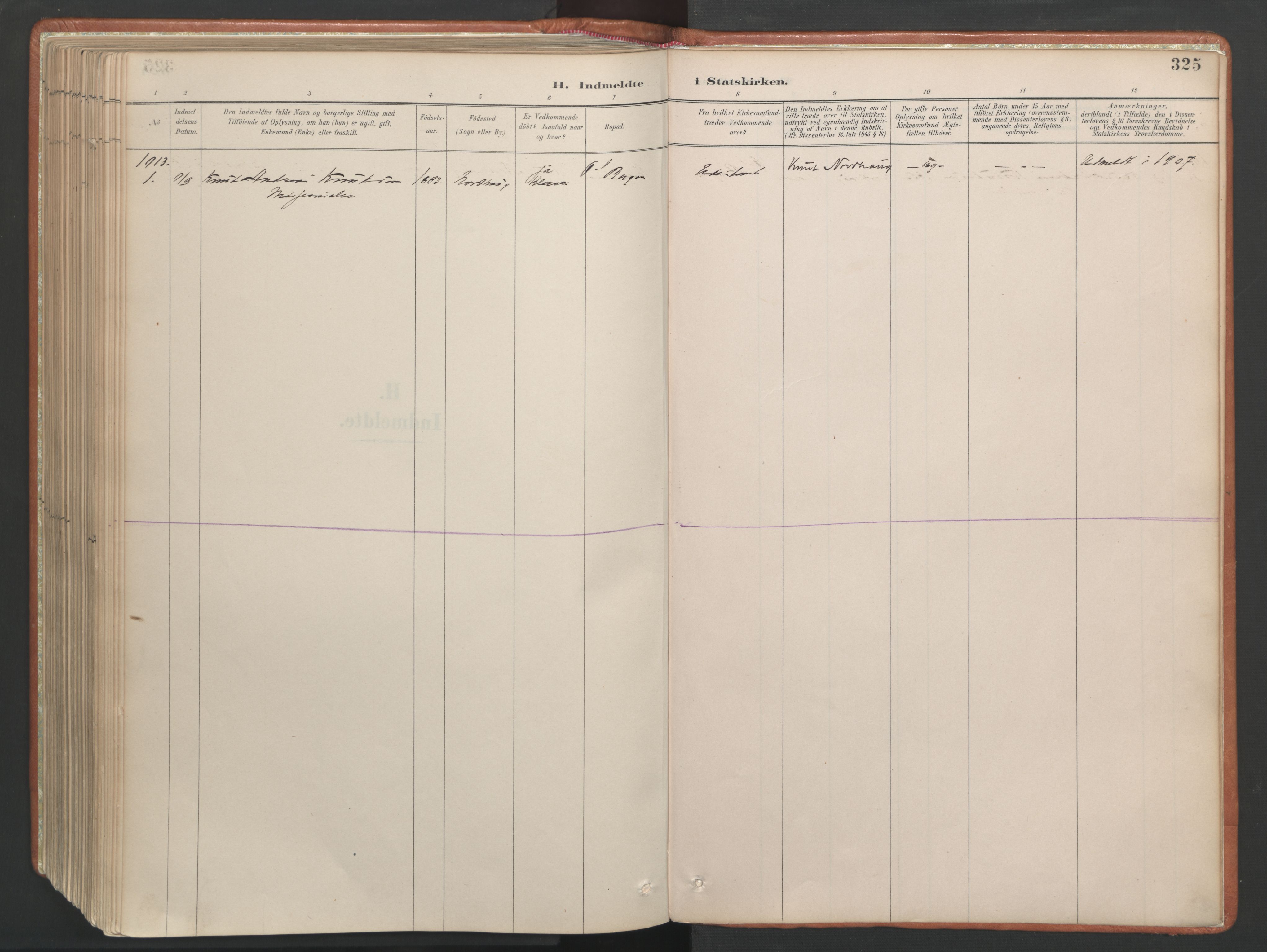 Ministerialprotokoller, klokkerbøker og fødselsregistre - Møre og Romsdal, AV/SAT-A-1454/557/L0682: Ministerialbok nr. 557A04, 1887-1970, s. 325