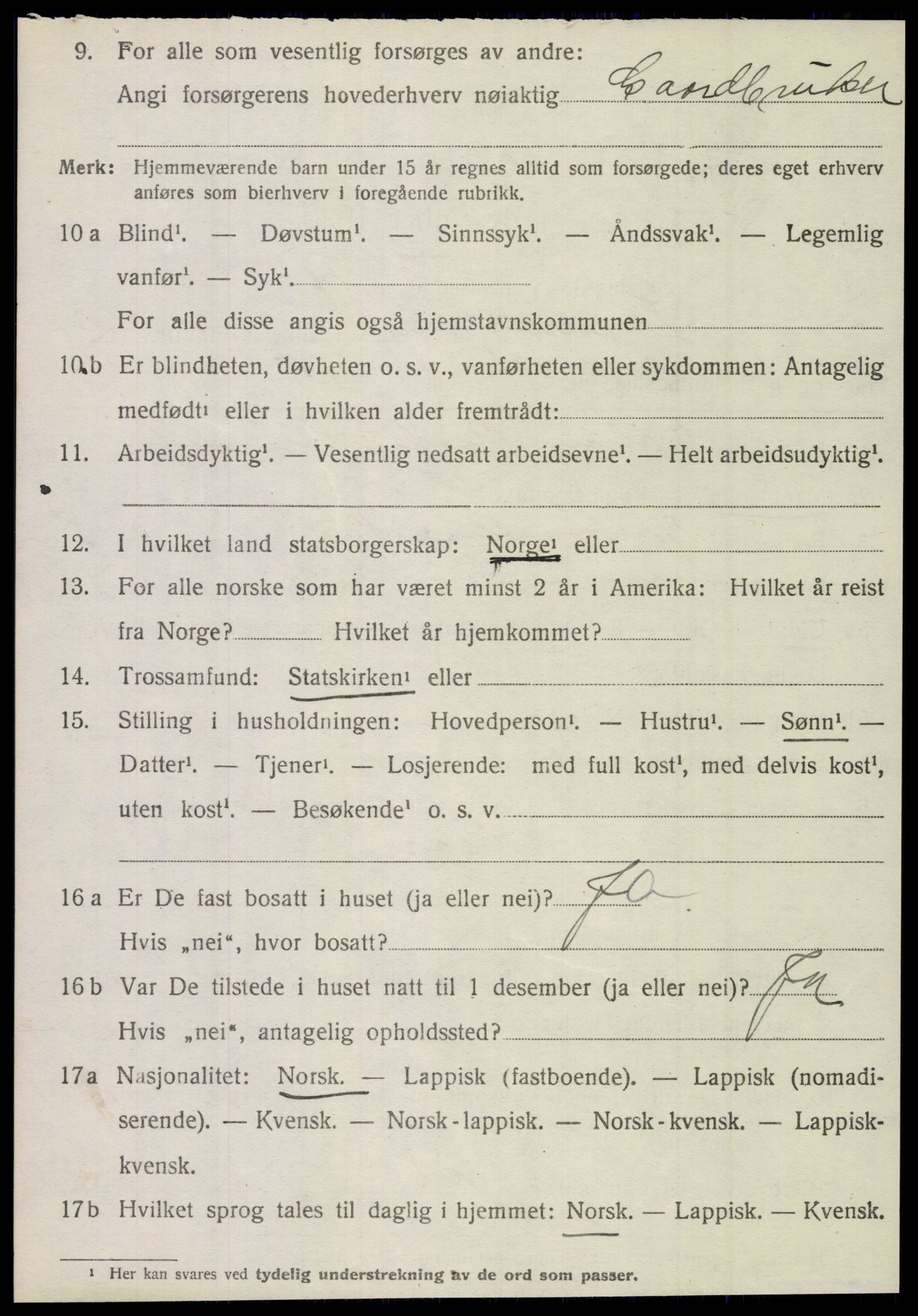 SAT, Folketelling 1920 for 1827 Dønnes herred, 1920, s. 1407