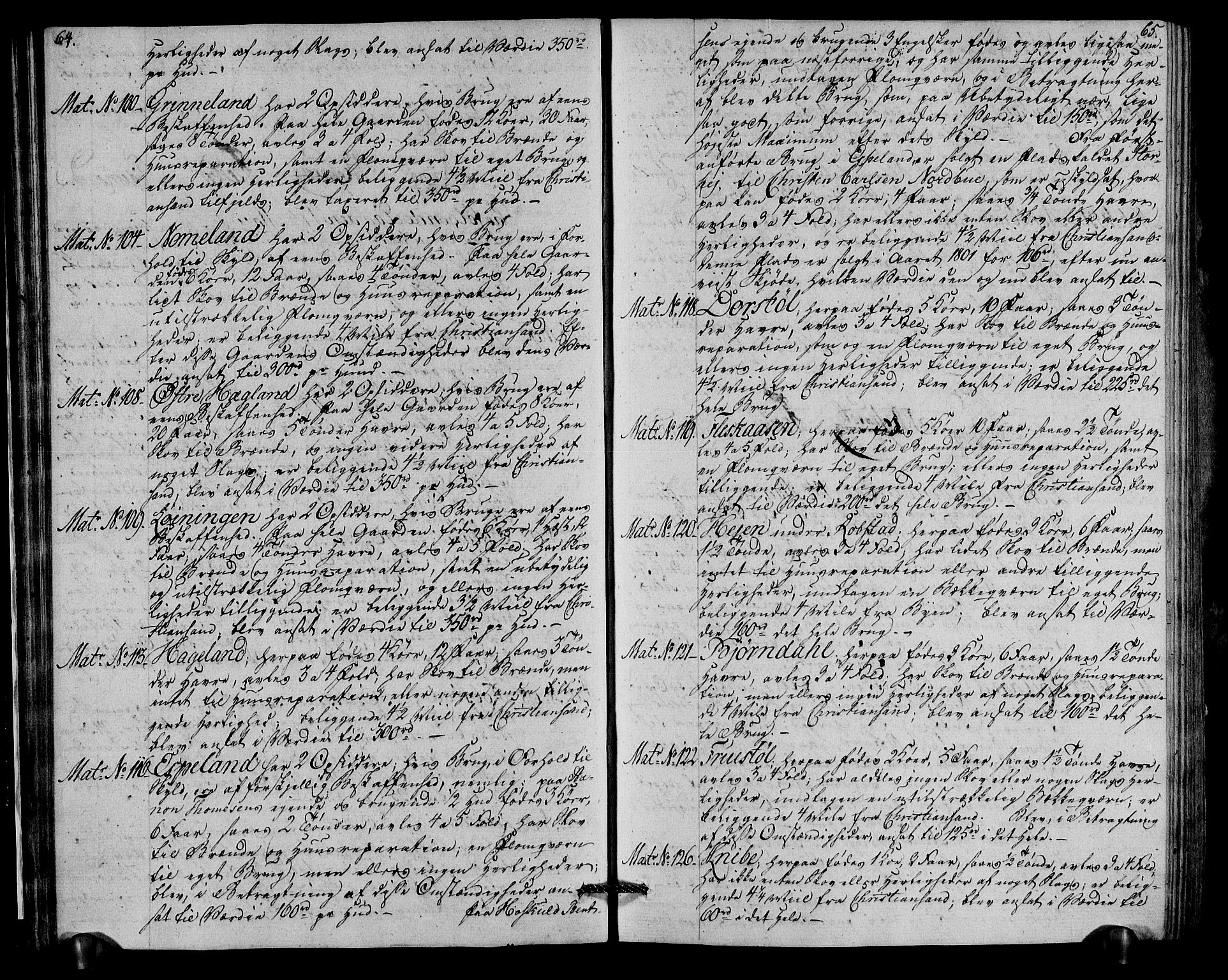 Rentekammeret inntil 1814, Realistisk ordnet avdeling, AV/RA-EA-4070/N/Ne/Nea/L0086: Mandal fogderi. Deliberasjonsprotokoll, 1803, s. 34