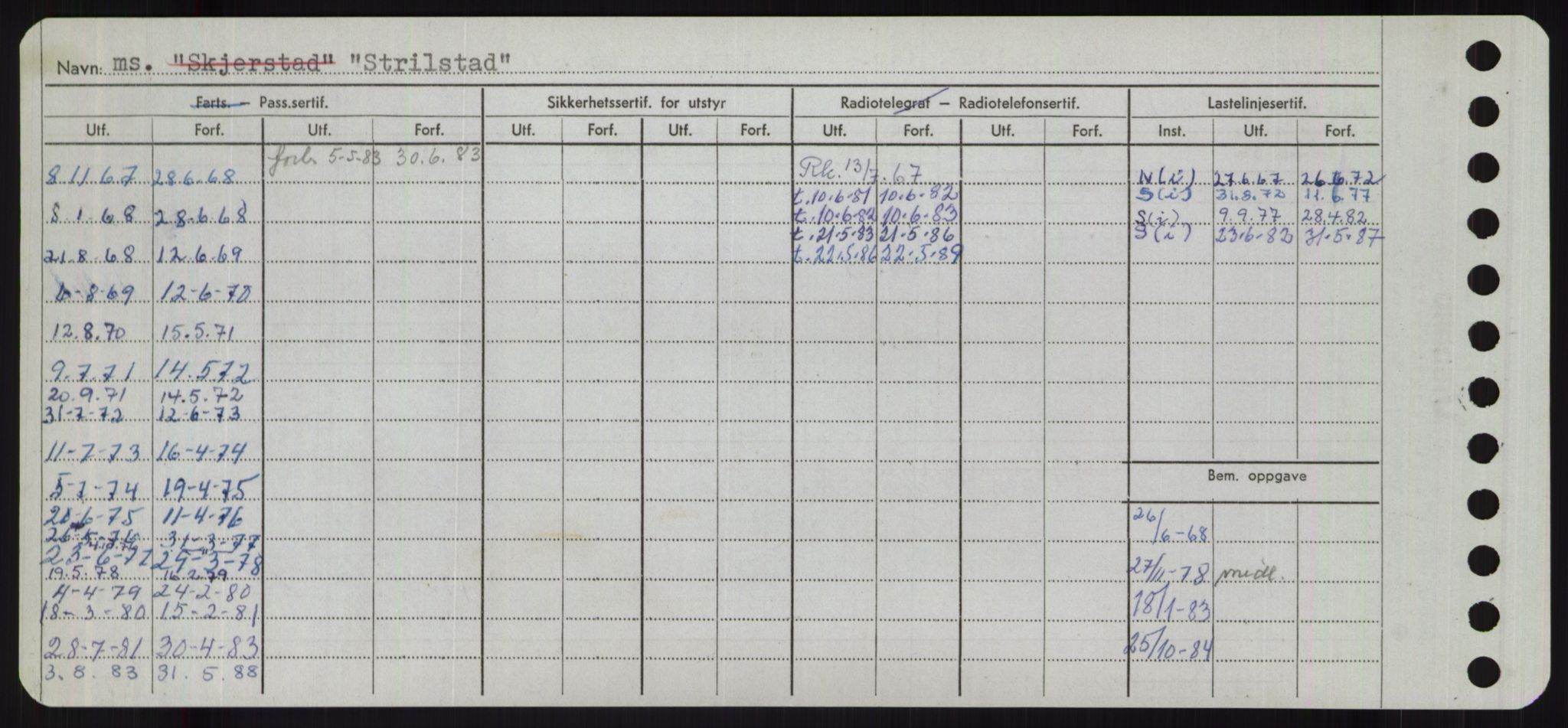 Sjøfartsdirektoratet med forløpere, Skipsmålingen, RA/S-1627/H/Ha/L0005/0002: Fartøy, S-Sven / Fartøy, Skjo-Sven, s. 664