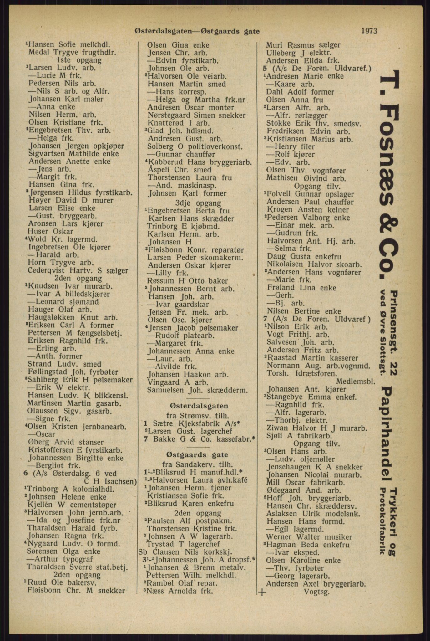 Kristiania/Oslo adressebok, PUBL/-, 1927, s. 1973