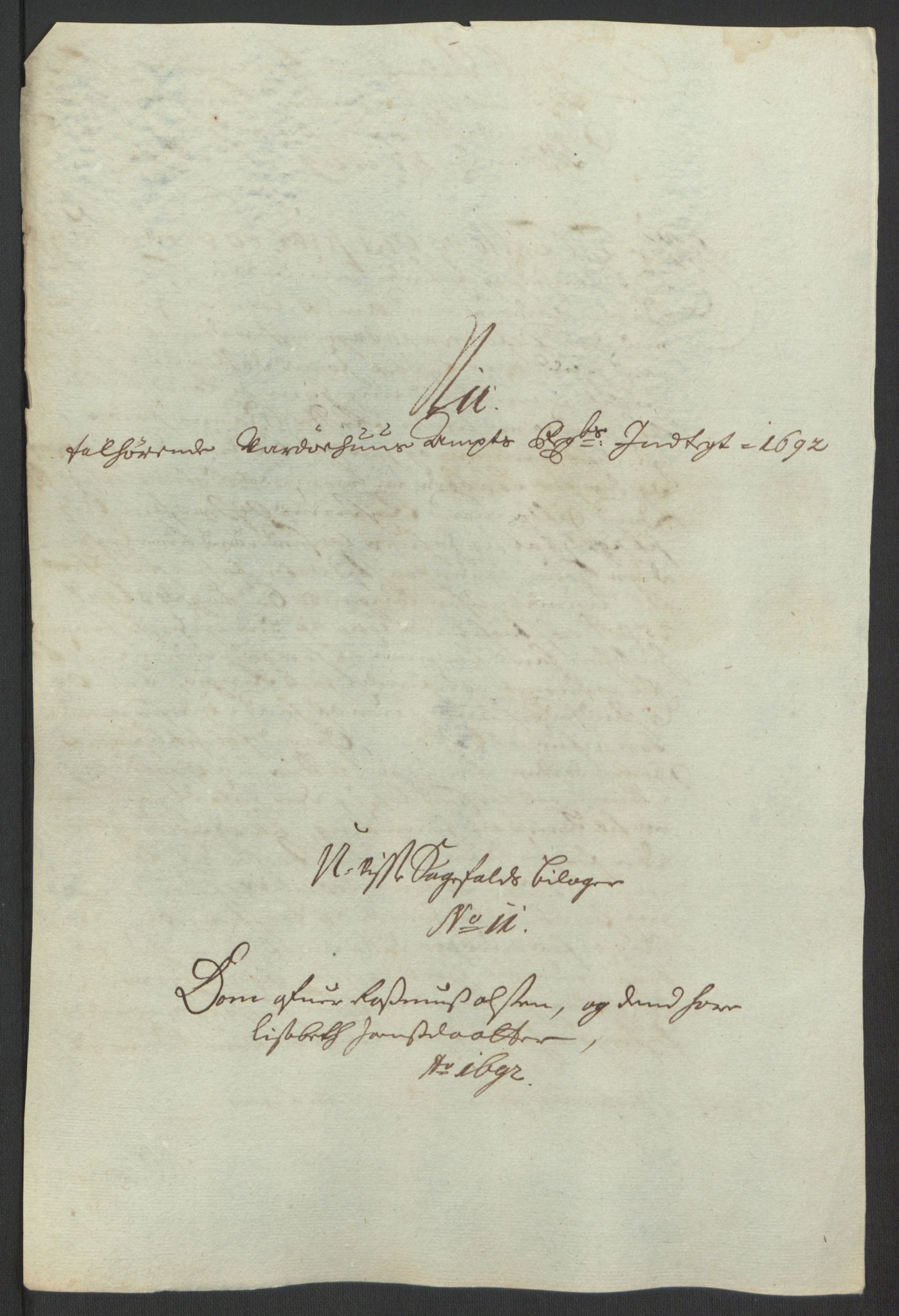 Rentekammeret inntil 1814, Reviderte regnskaper, Fogderegnskap, AV/RA-EA-4092/R69/L4851: Fogderegnskap Finnmark/Vardøhus, 1691-1700, s. 199