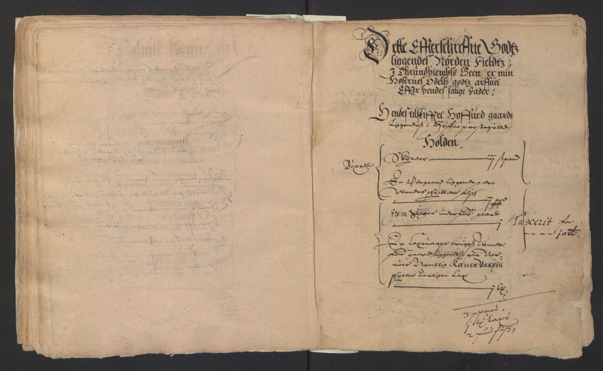 Stattholderembetet 1572-1771, AV/RA-EA-2870/Ek/L0007/0001: Jordebøker til utlikning av rosstjeneste 1624-1626: / Adelsjordebøker, 1624-1625, s. 149