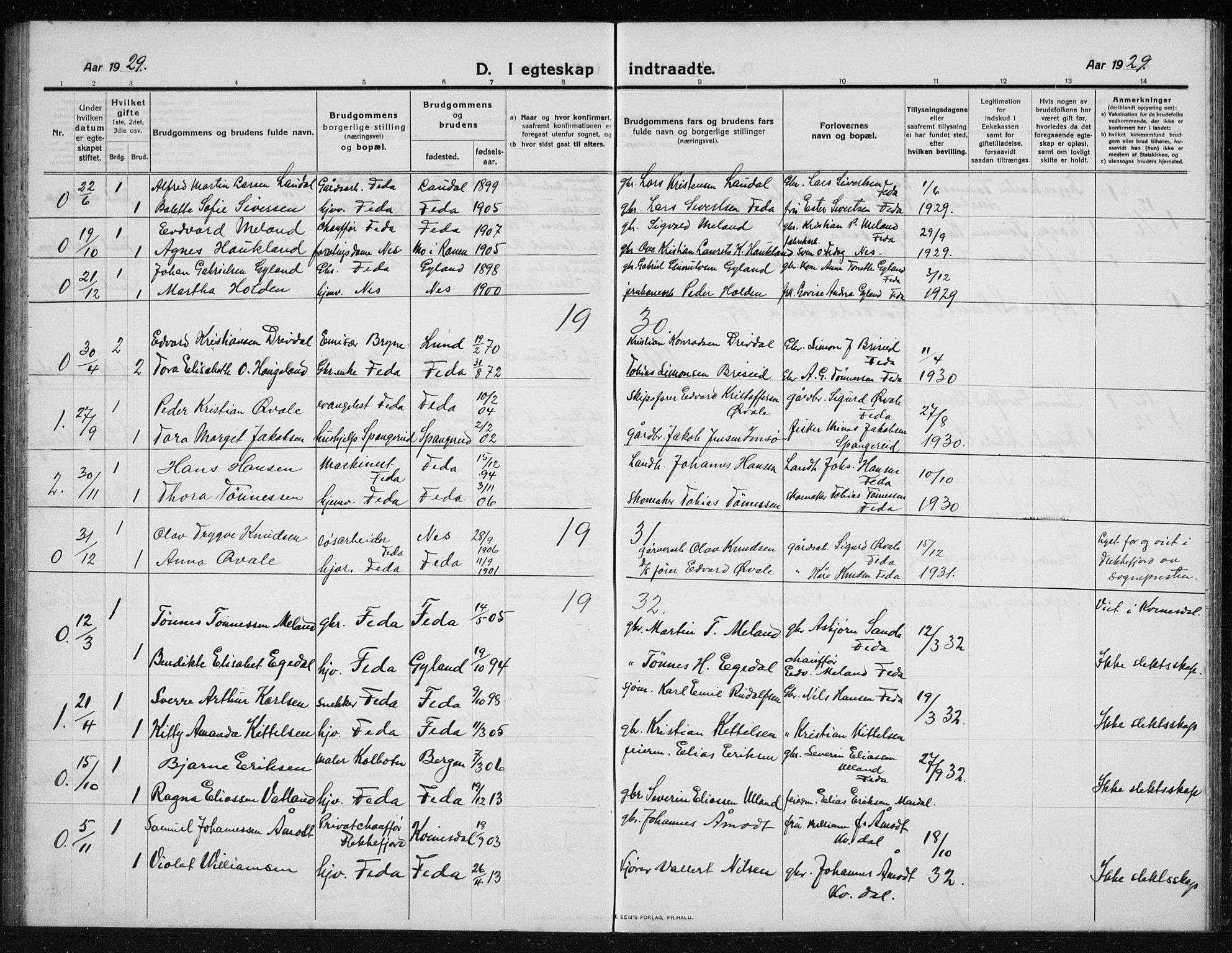 Kvinesdal sokneprestkontor, AV/SAK-1111-0026/F/Fb/Fba/L0005: Klokkerbok nr. B 5, 1910-1934