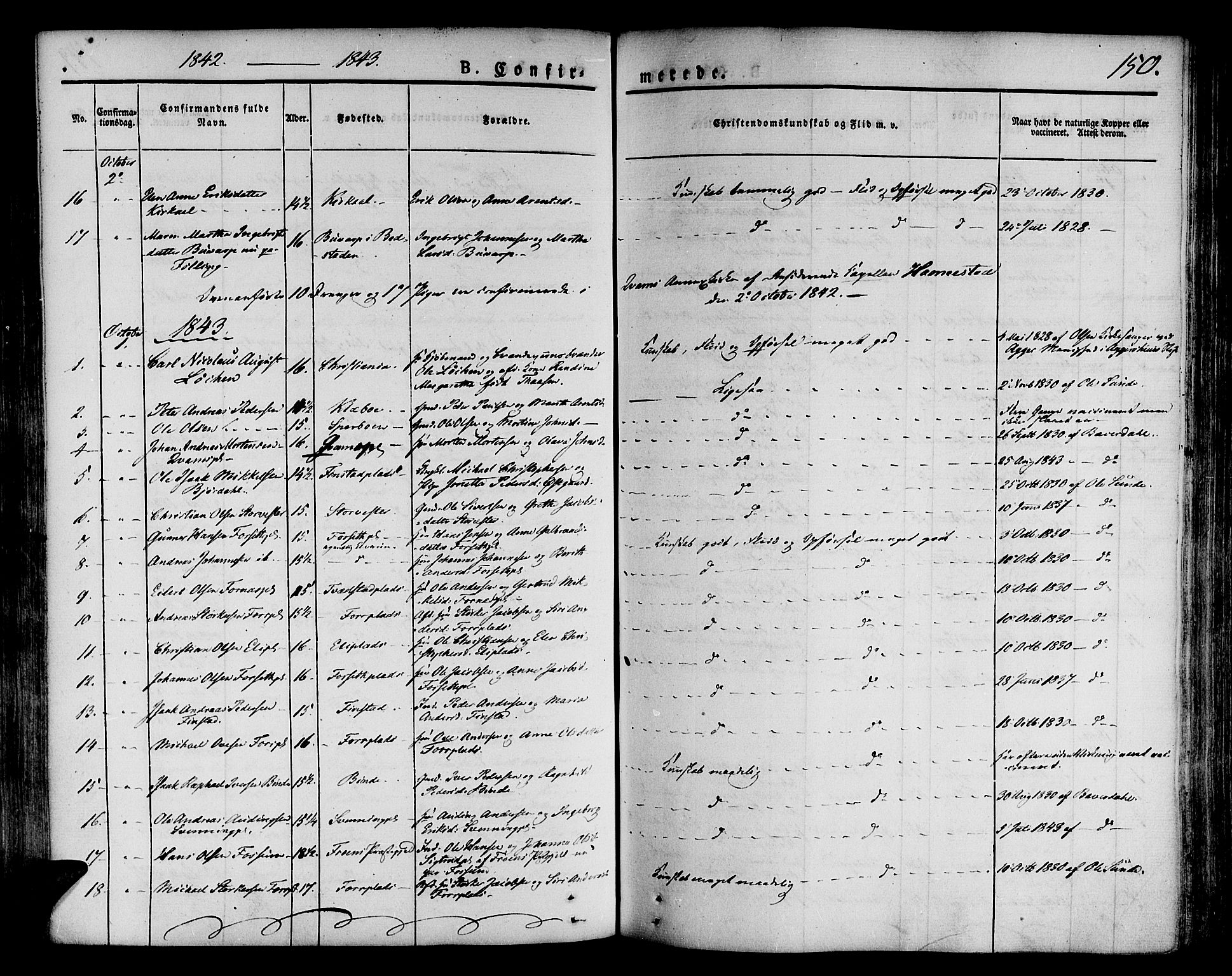 Ministerialprotokoller, klokkerbøker og fødselsregistre - Nord-Trøndelag, AV/SAT-A-1458/746/L0445: Ministerialbok nr. 746A04, 1826-1846, s. 150