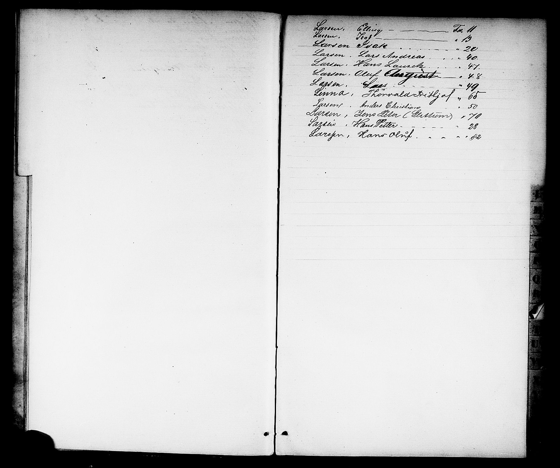 Langesund innrulleringskontor, SAKO/A-831/F/Fb/L0002: Annotasjonsrulle, 1860-1868, s. 13
