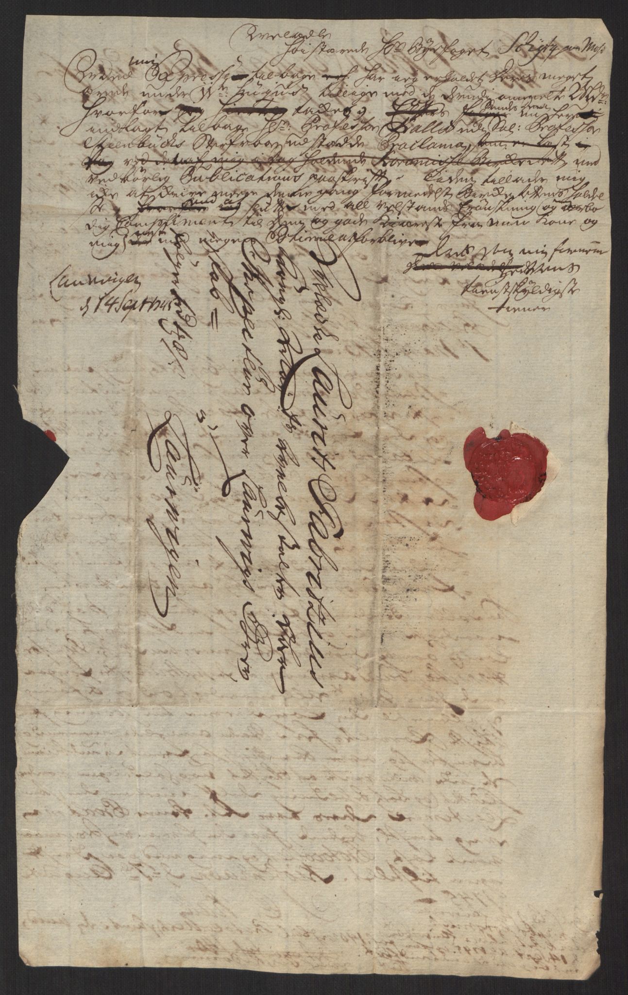 Larvik grevskap, AV/SAKO-A-1056/Y/Yb/L0001: Dokumenter, 1698-1782, s. 84