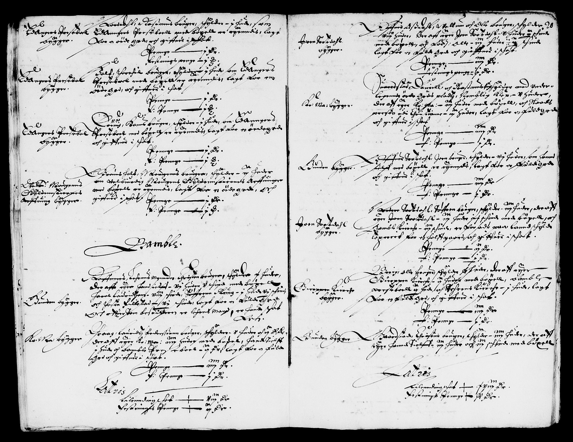 Rentekammeret inntil 1814, Reviderte regnskaper, Lensregnskaper, AV/RA-EA-5023/R/Rb/Rbp/L0041: Bratsberg len, 1654-1656