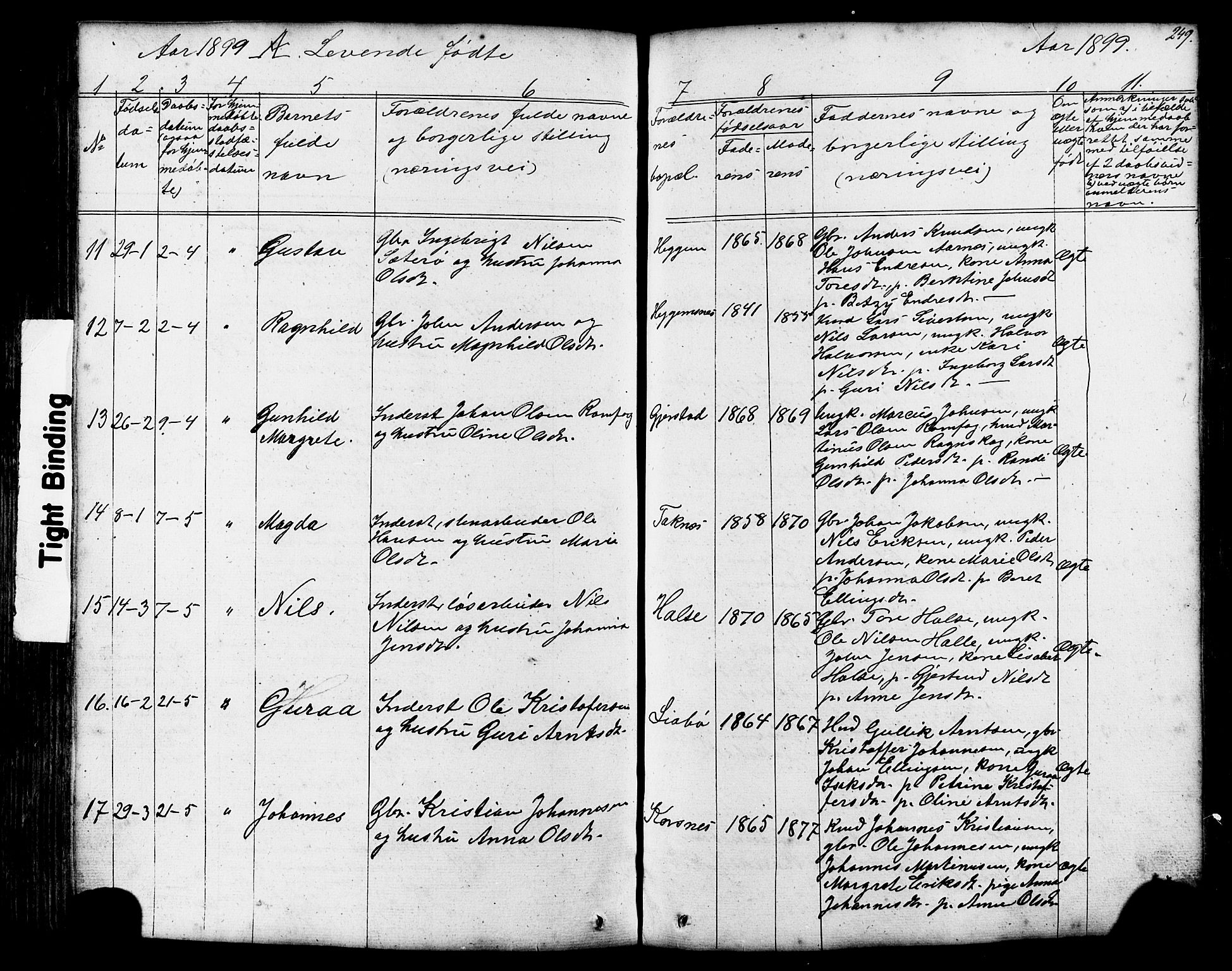 Ministerialprotokoller, klokkerbøker og fødselsregistre - Møre og Romsdal, AV/SAT-A-1454/576/L0890: Klokkerbok nr. 576C01, 1837-1908, s. 249