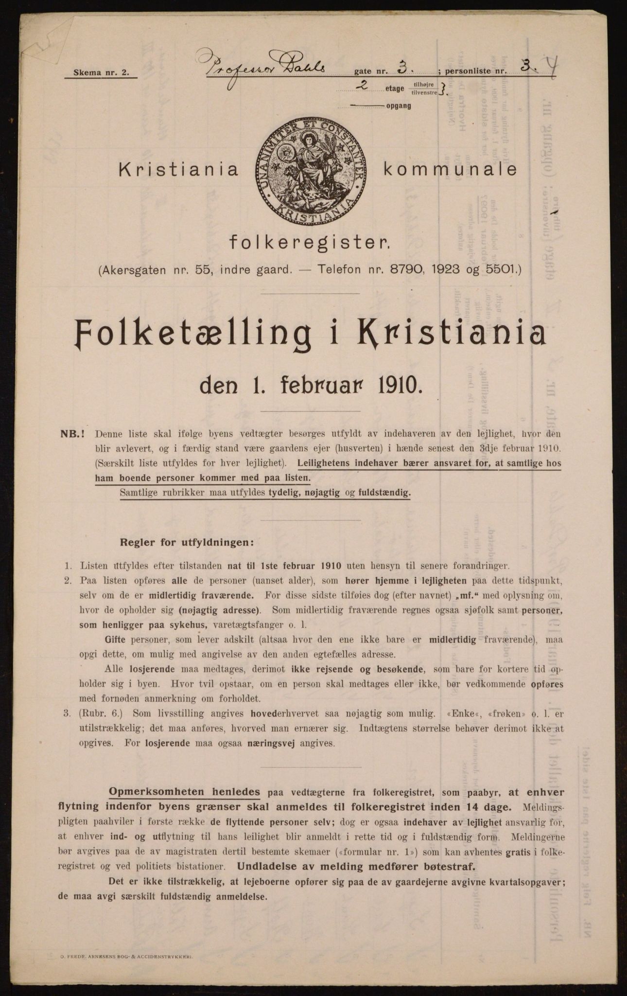 OBA, Kommunal folketelling 1.2.1910 for Kristiania, 1910, s. 77864